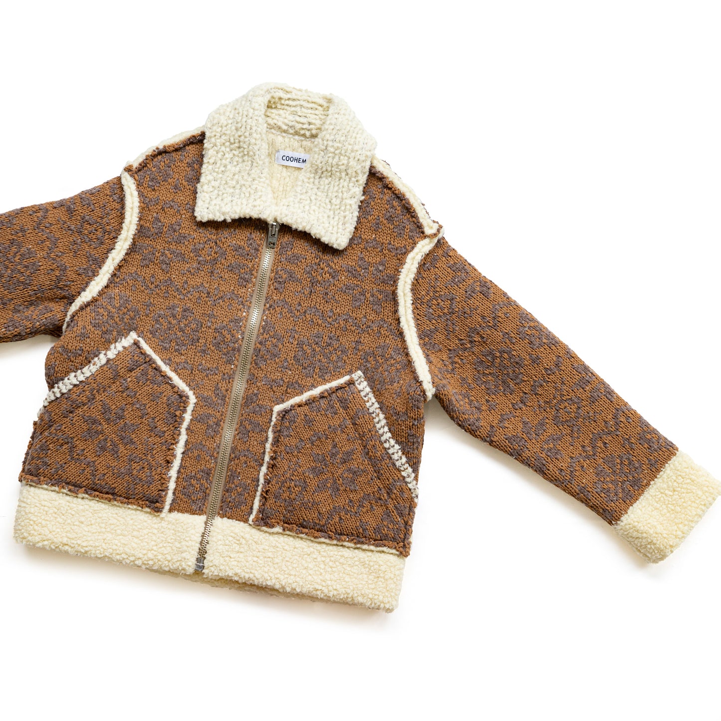 COOHEM FAIR ISLE MOUTON BLOUSON -Men's