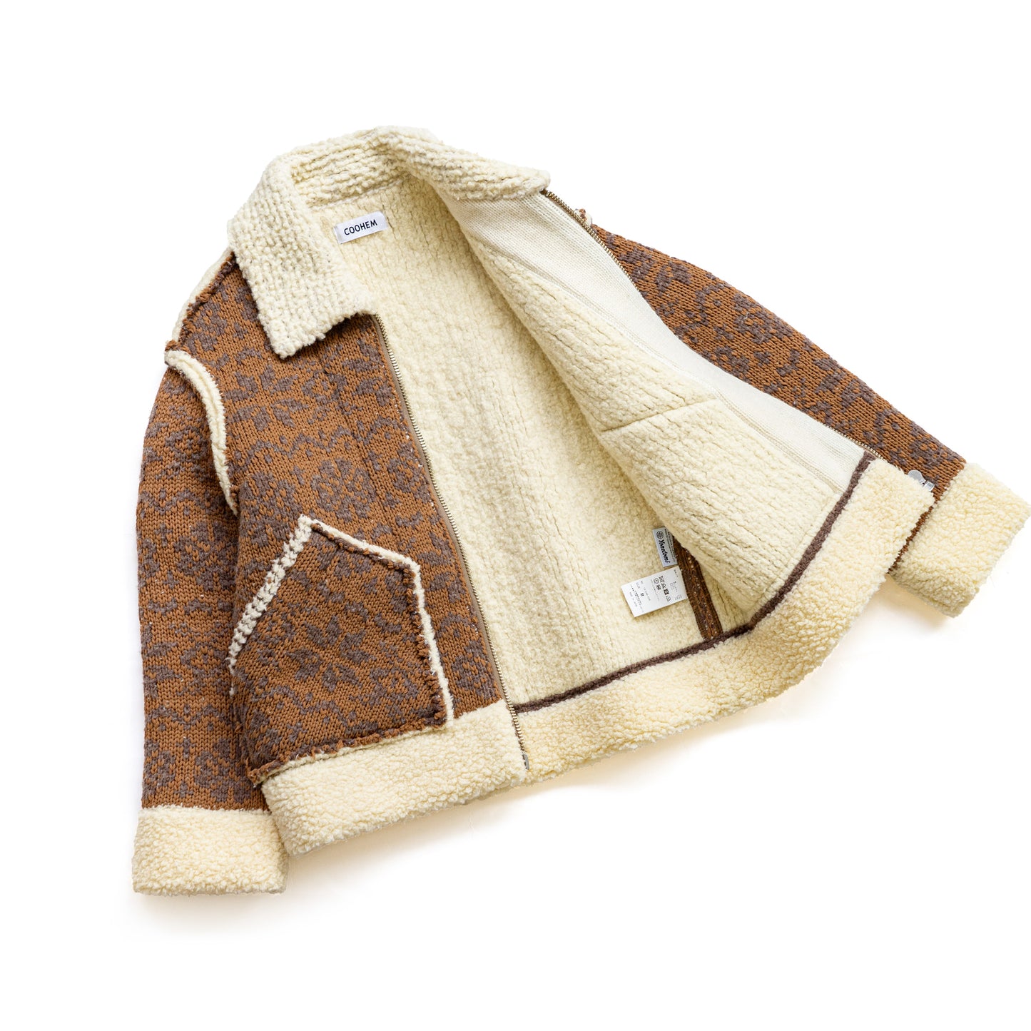 COOHEM FAIR ISLE MOUTON BLOUSON -Men's