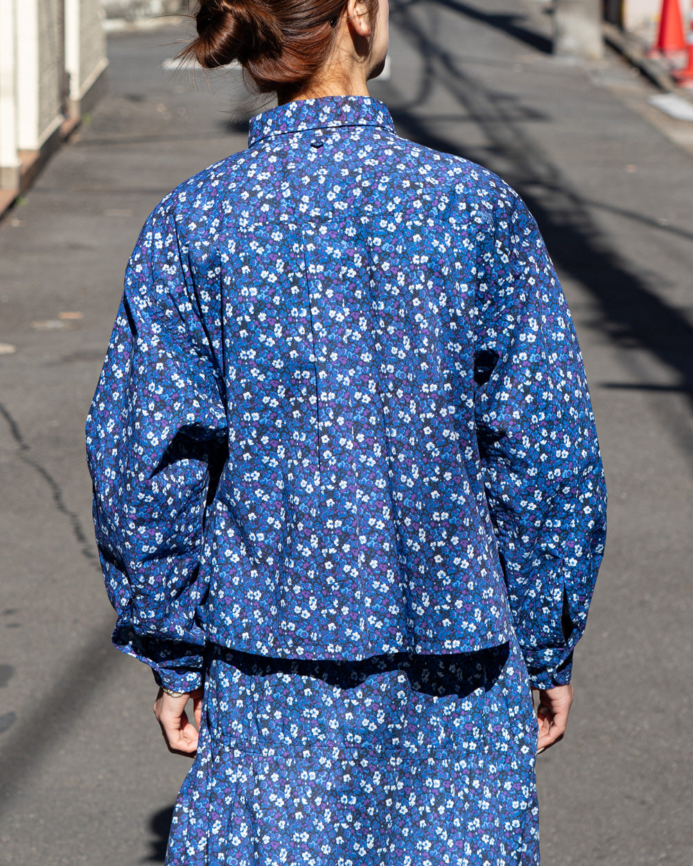 THE NORTH FACE PURPLE LABEL Flower Printed Cropped Shirt