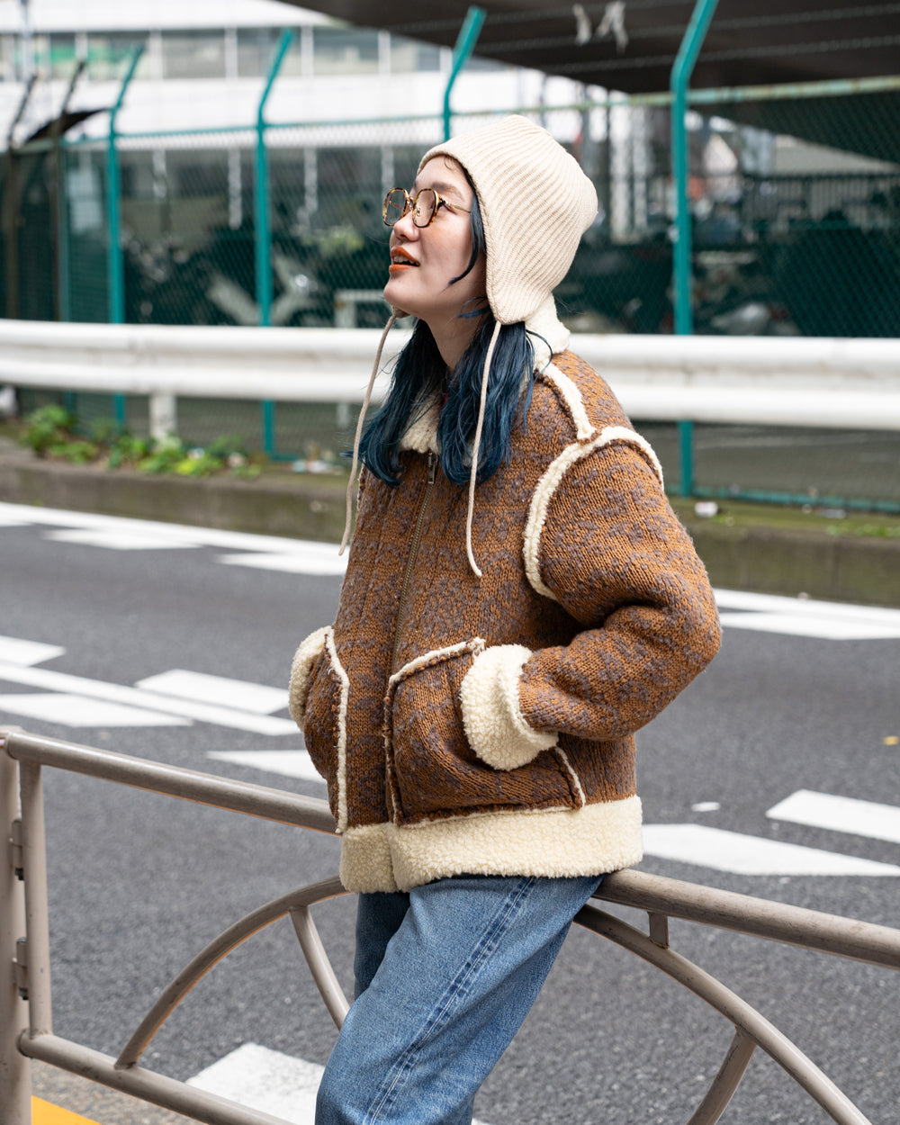 COOHEM FAIR ISLE MOUTON BLOUSON -Men's