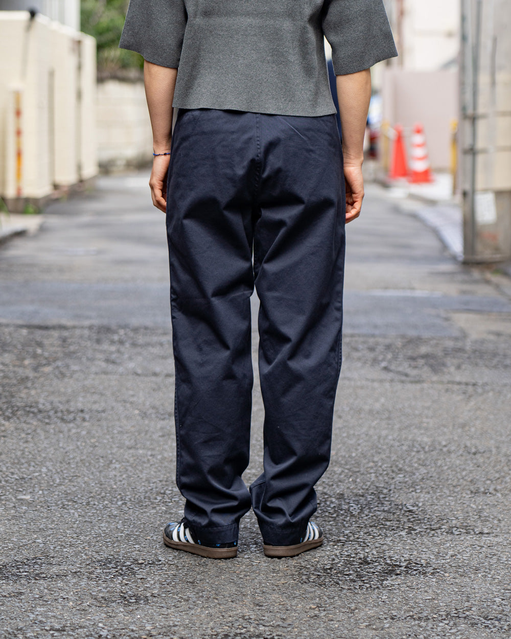 nanamica Wide Chino Pants -Navy – Friday