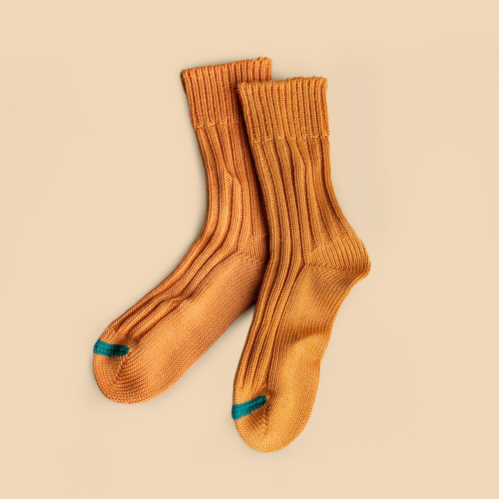 ROTOTO CHUNKY RIBBED CREW SOCKS