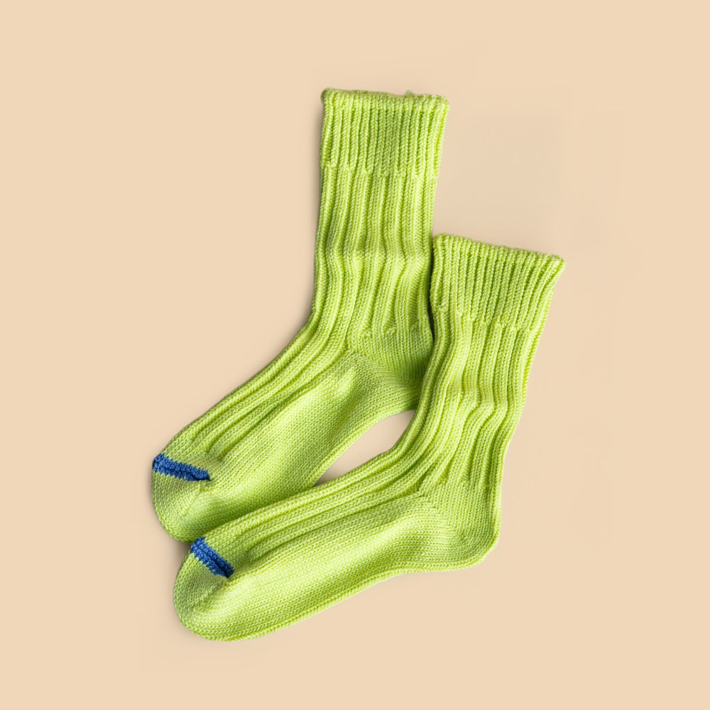 ROTOTO CHUNKY RIBBED CREW SOCKS