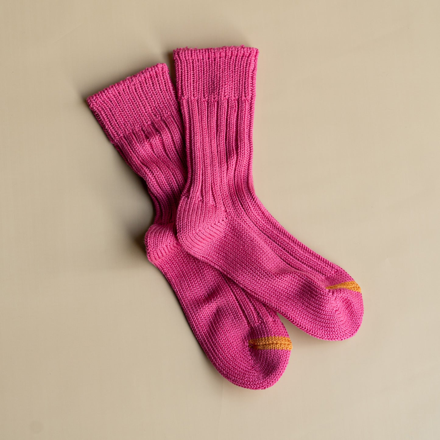 ROTOTO CHUNKY RIBBED CREW SOCKS