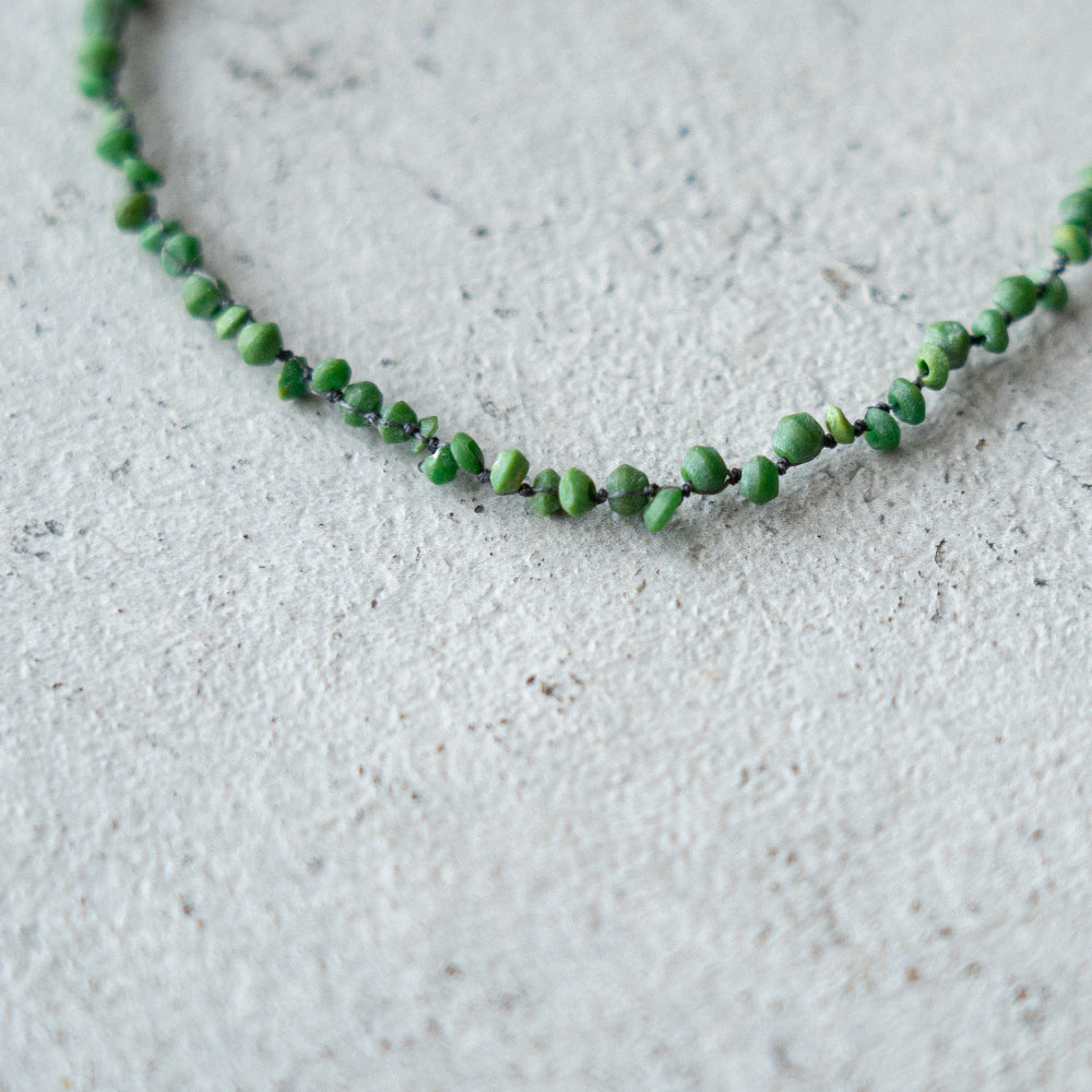 Melanie DeCourcey  Green matt malachite DNA style bracelet