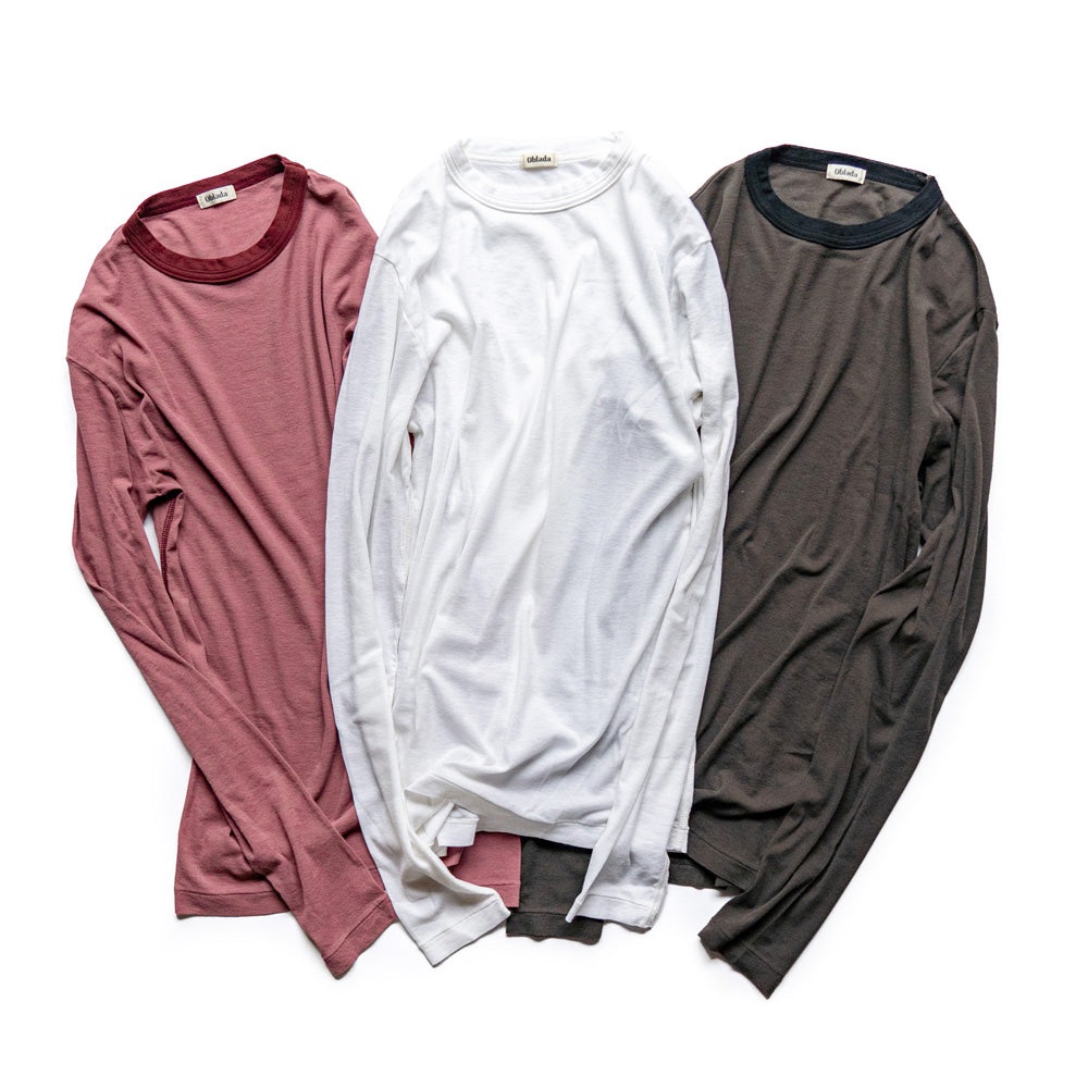 Oblada SHEER LONG SLEEVE TEE