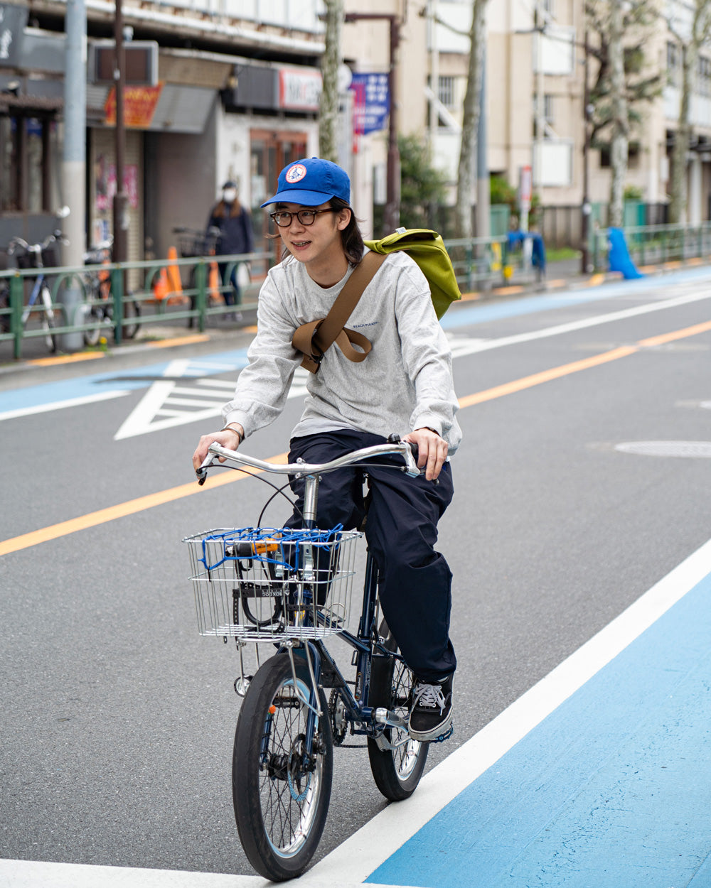 BLUELUG × Friday  The messenger bag "Green"