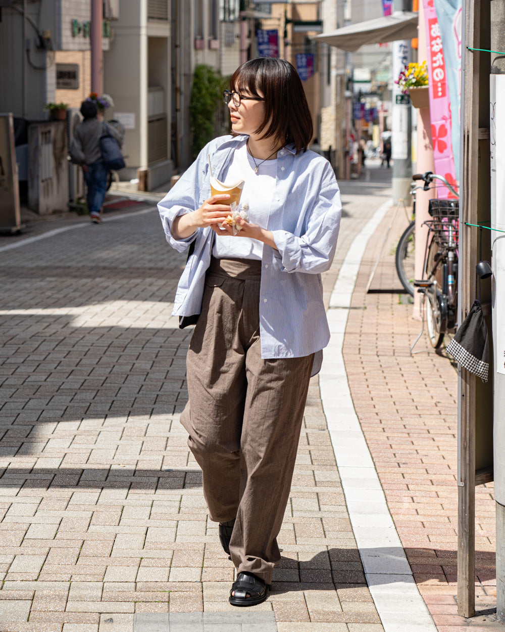 nanamica Cotton Buff Cloth Gurkha Pants