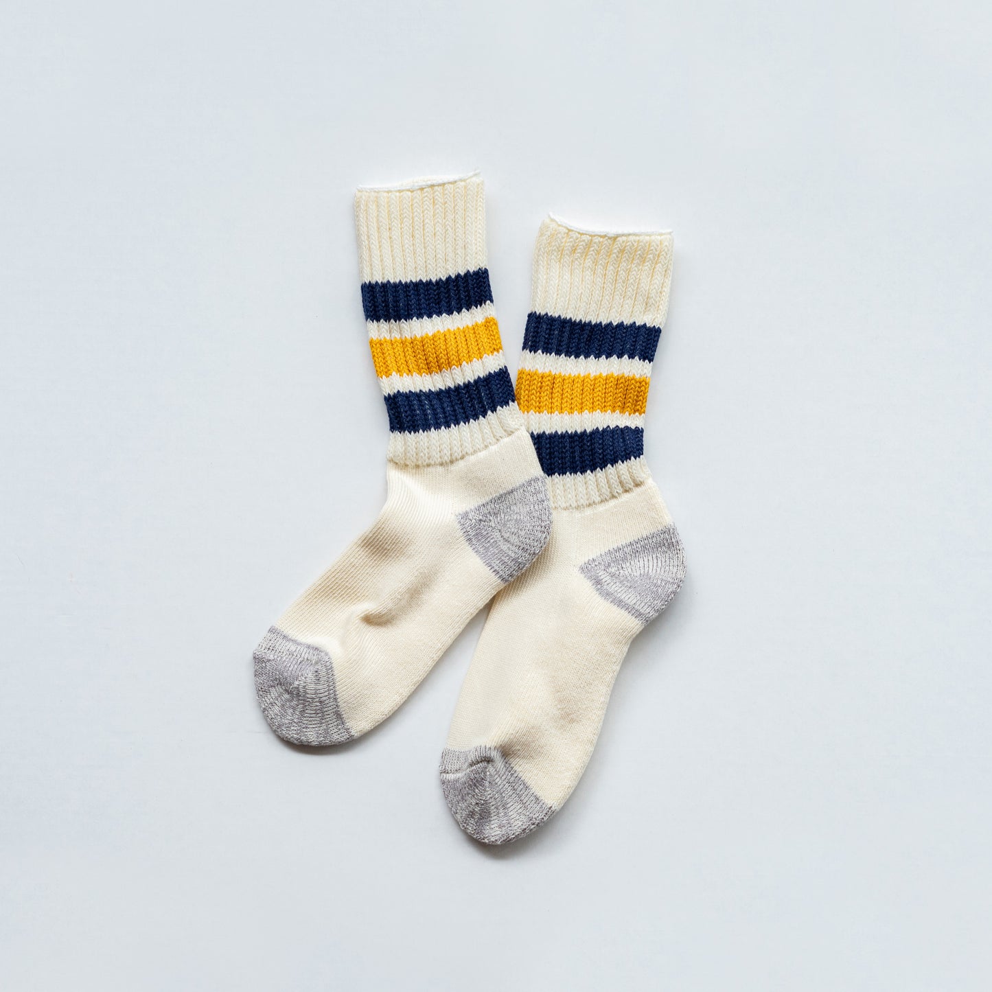 ROTOTO COARSE RIBBED OLDSCHOOL CREW SOCKS