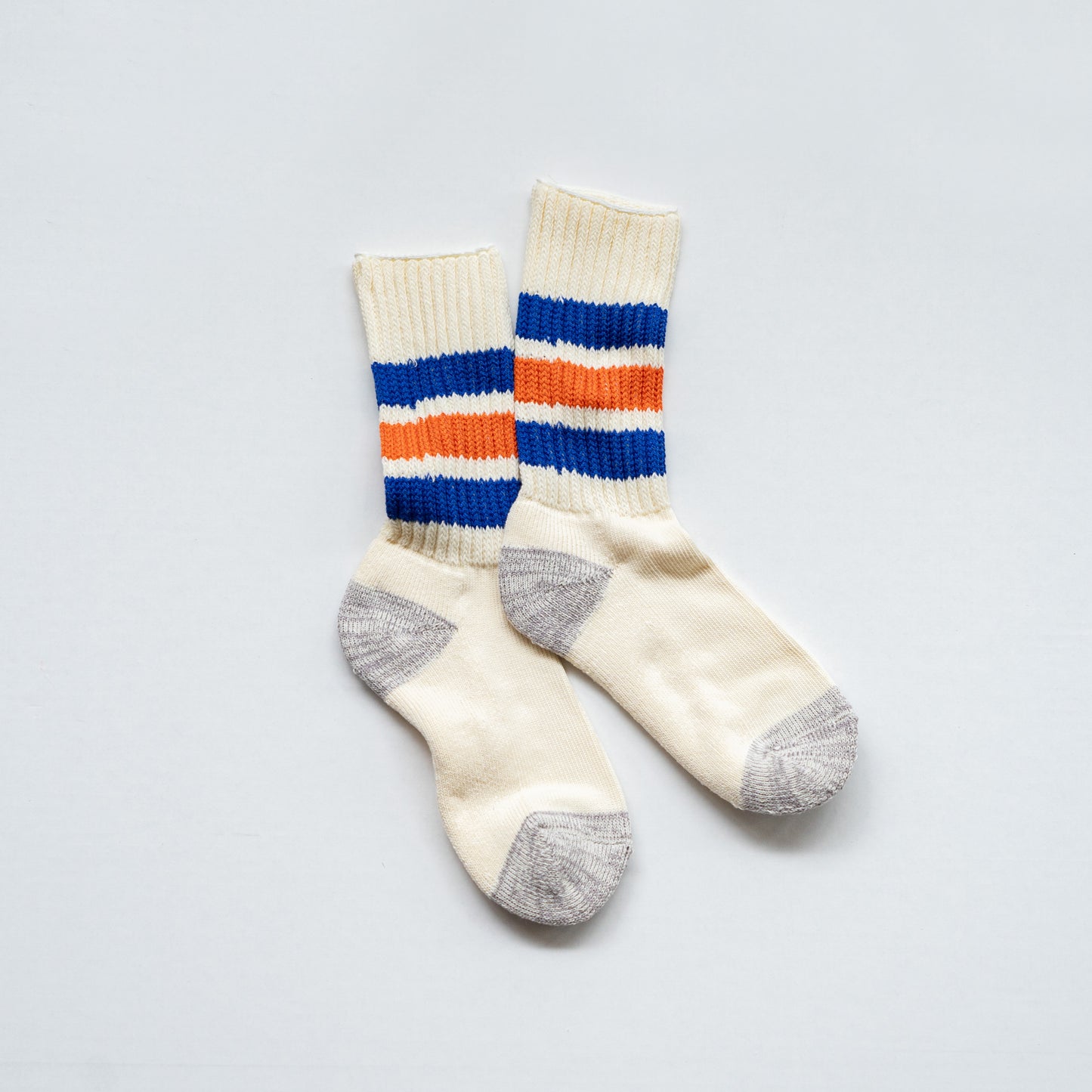 ROTOTO COARSE RIBBED OLDSCHOOL CREW SOCKS