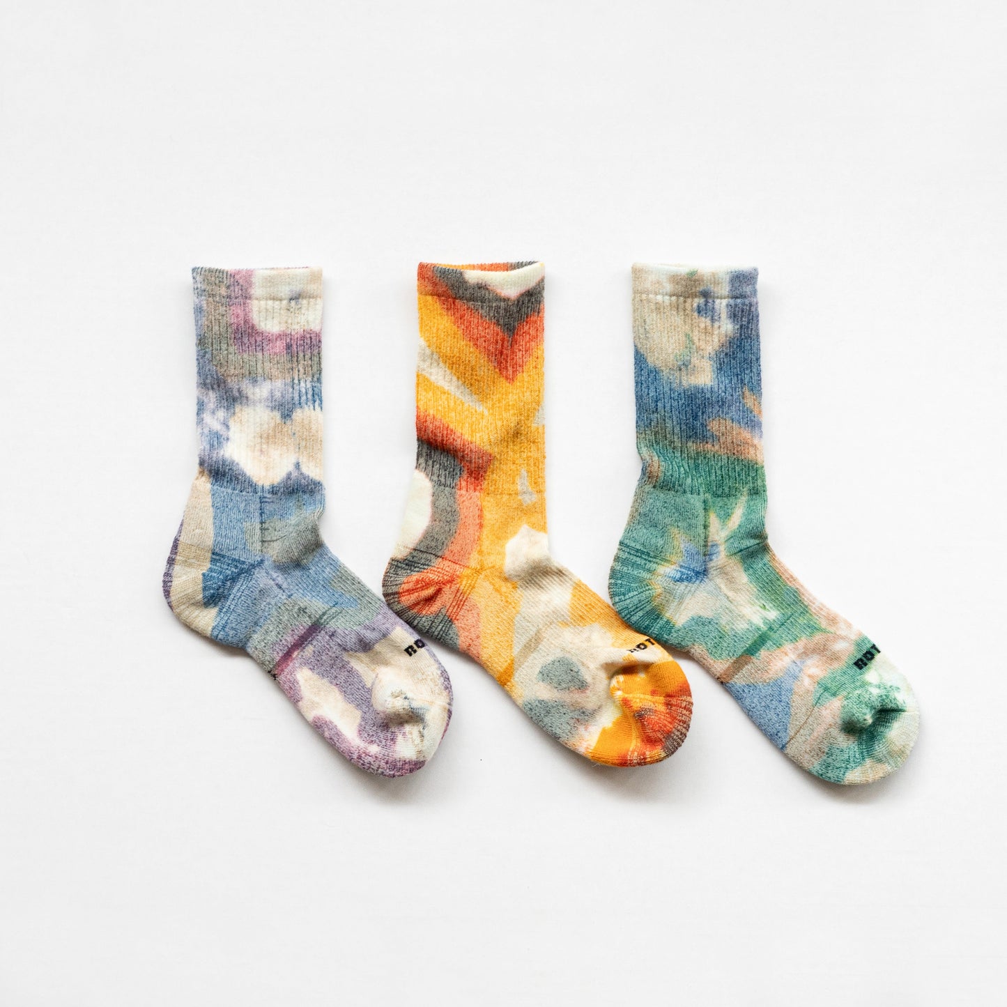 ROTOTO ALLROUNDER ”MERINO CREW TIE DYE”