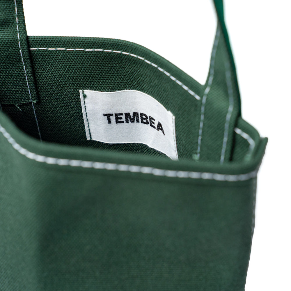 TEMBEA × Friday BAGUETTE TOTE MINI MINI "FORESTGREEN×GREEN"