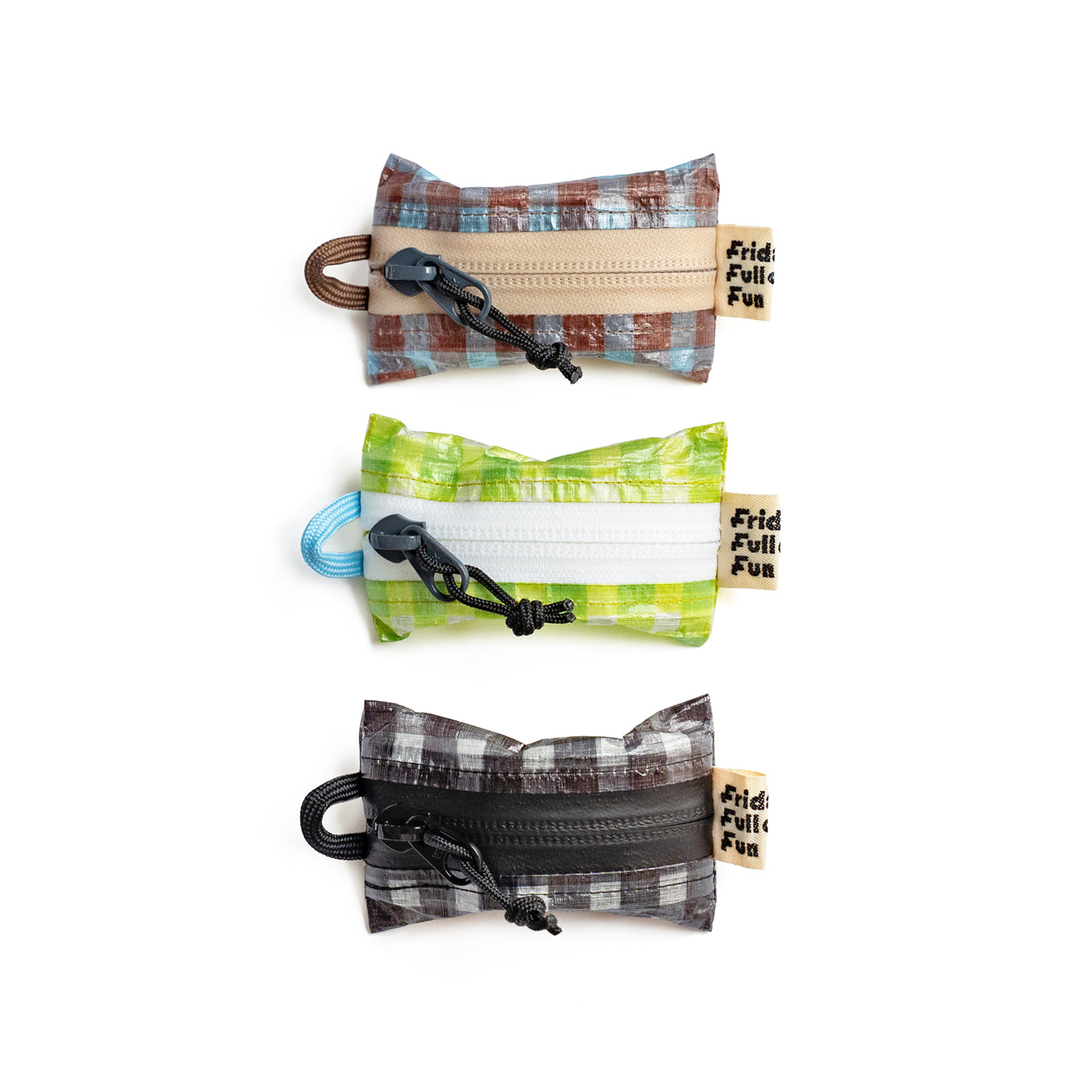 BLUE LUG × Friday  KOZENI POUCH  "Gingham check"