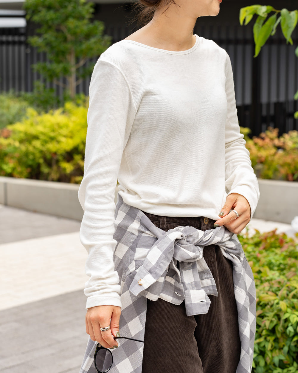 Oblada COTTON CASHMERE LONG TEE