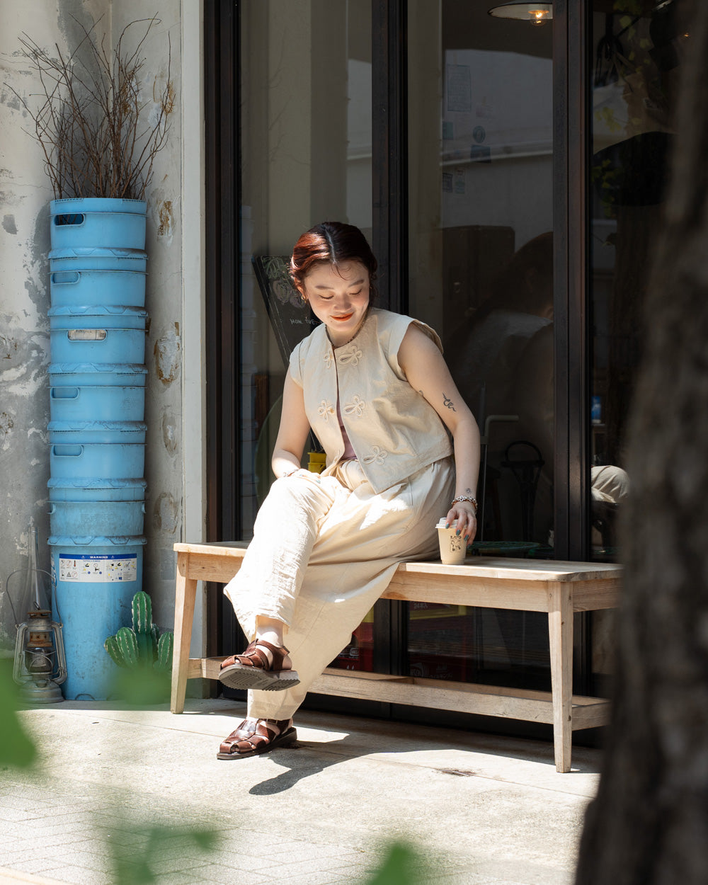 HAVERSACK × Friday  Compact gilet -Natural