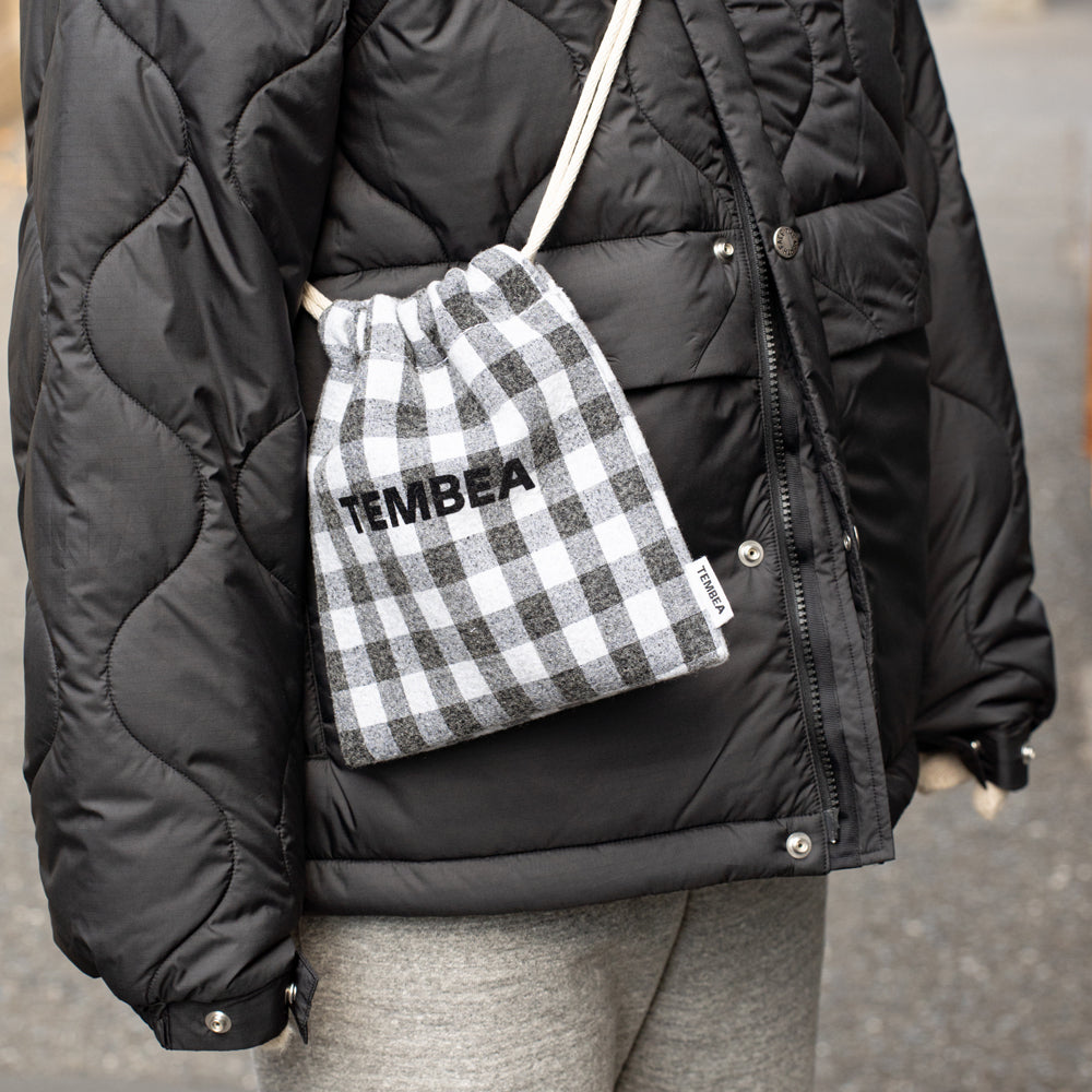 TEMBEA　巾着POCHETTE -NEEDLE PUNCH