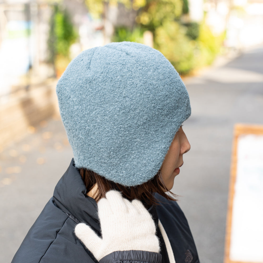ROTOTO ALPACA BOUCLE EAR FLAP BEANIE