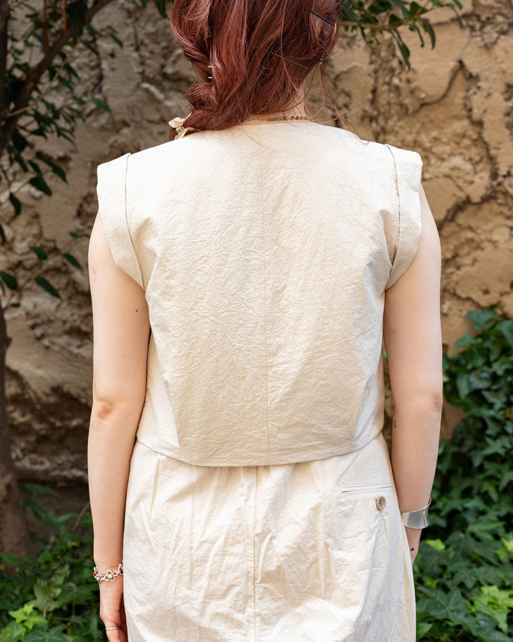 HAVERSACK × Friday  Compact gilet -Natural