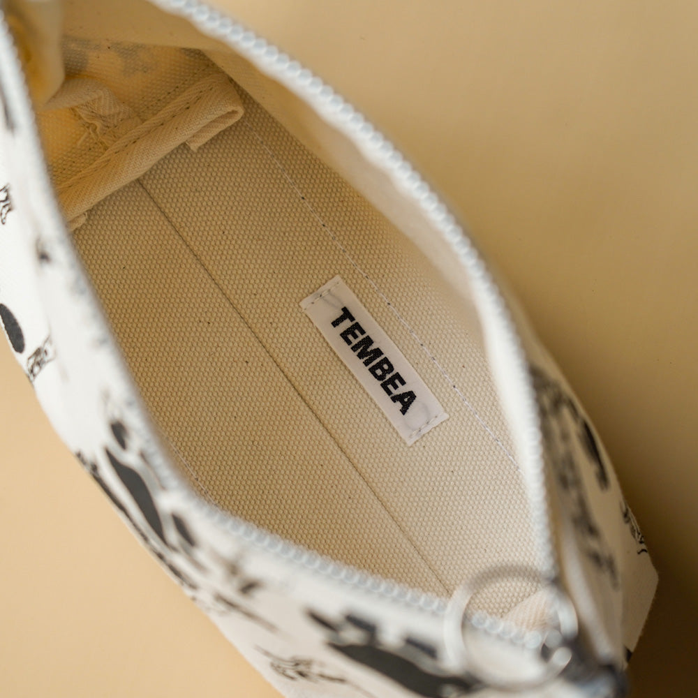 TEMBEA　TOILETRY BAG MEDIUM -FOOT PRINT