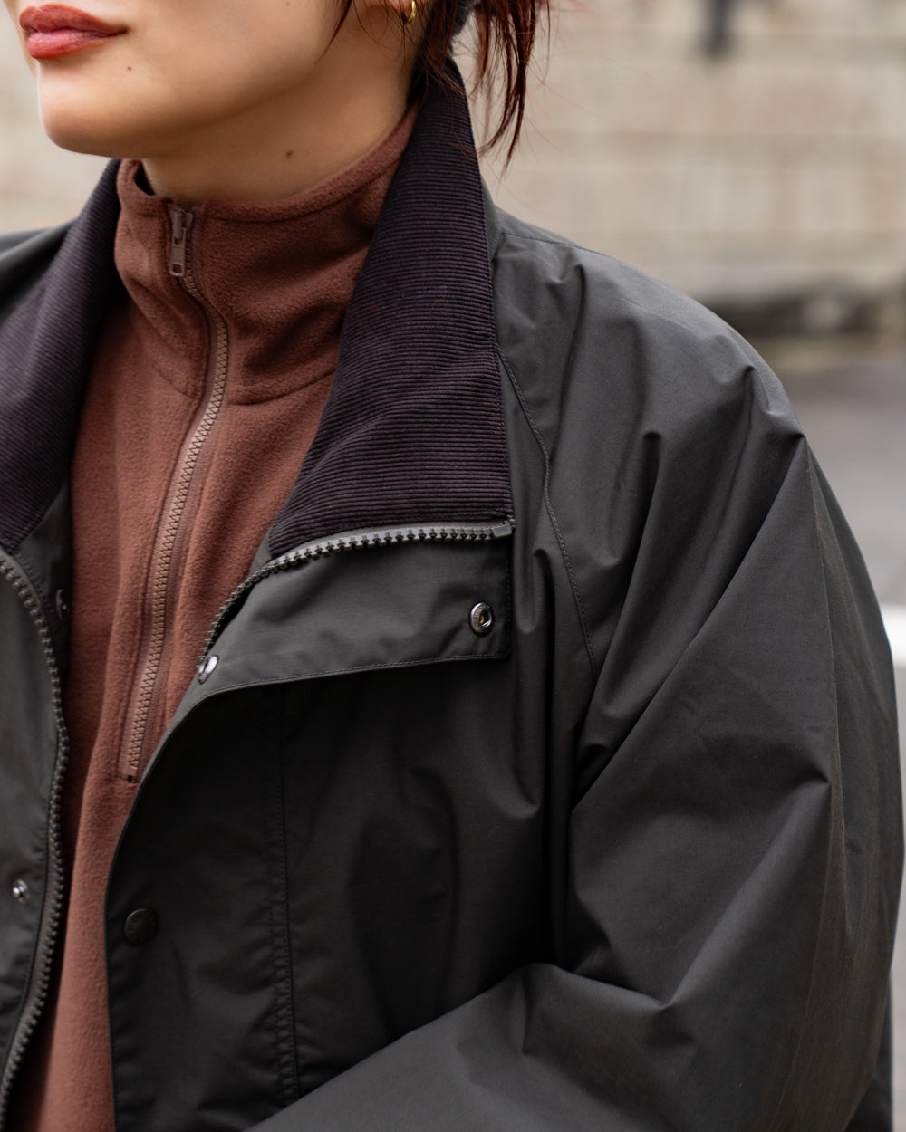 nanamica 2L PERTEX UNLIMITED Field Short Jacket