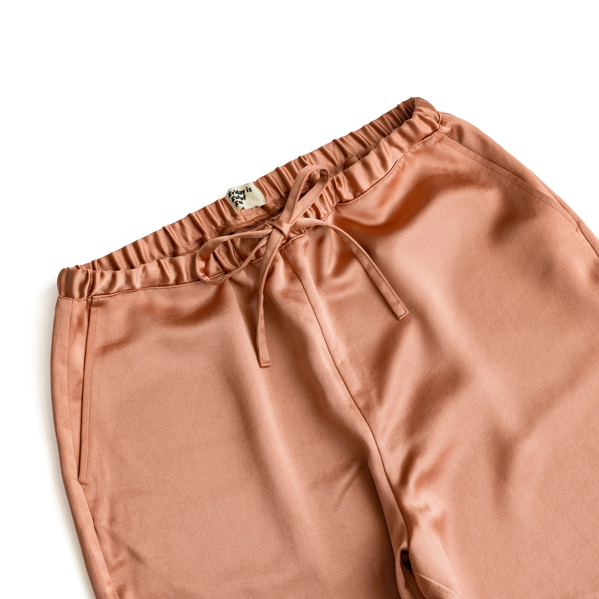 F F F   Easy pants  -Satin "Orange"