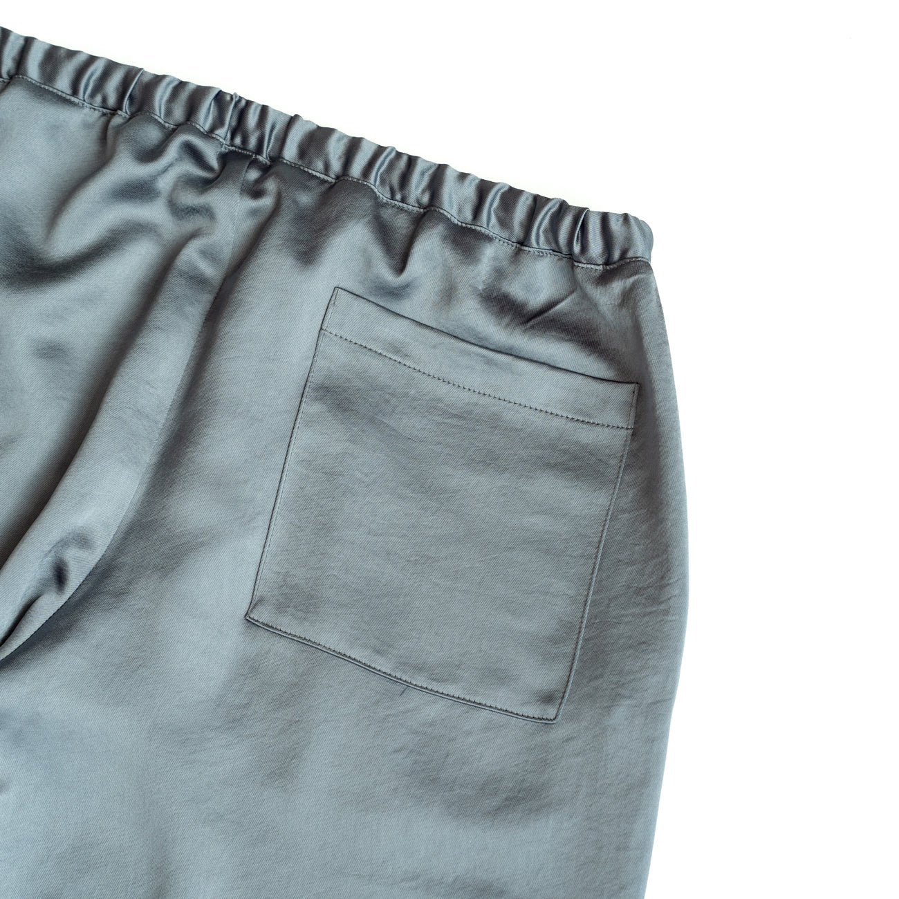 F F F   Easy pants  -Satin "Bluegrey"