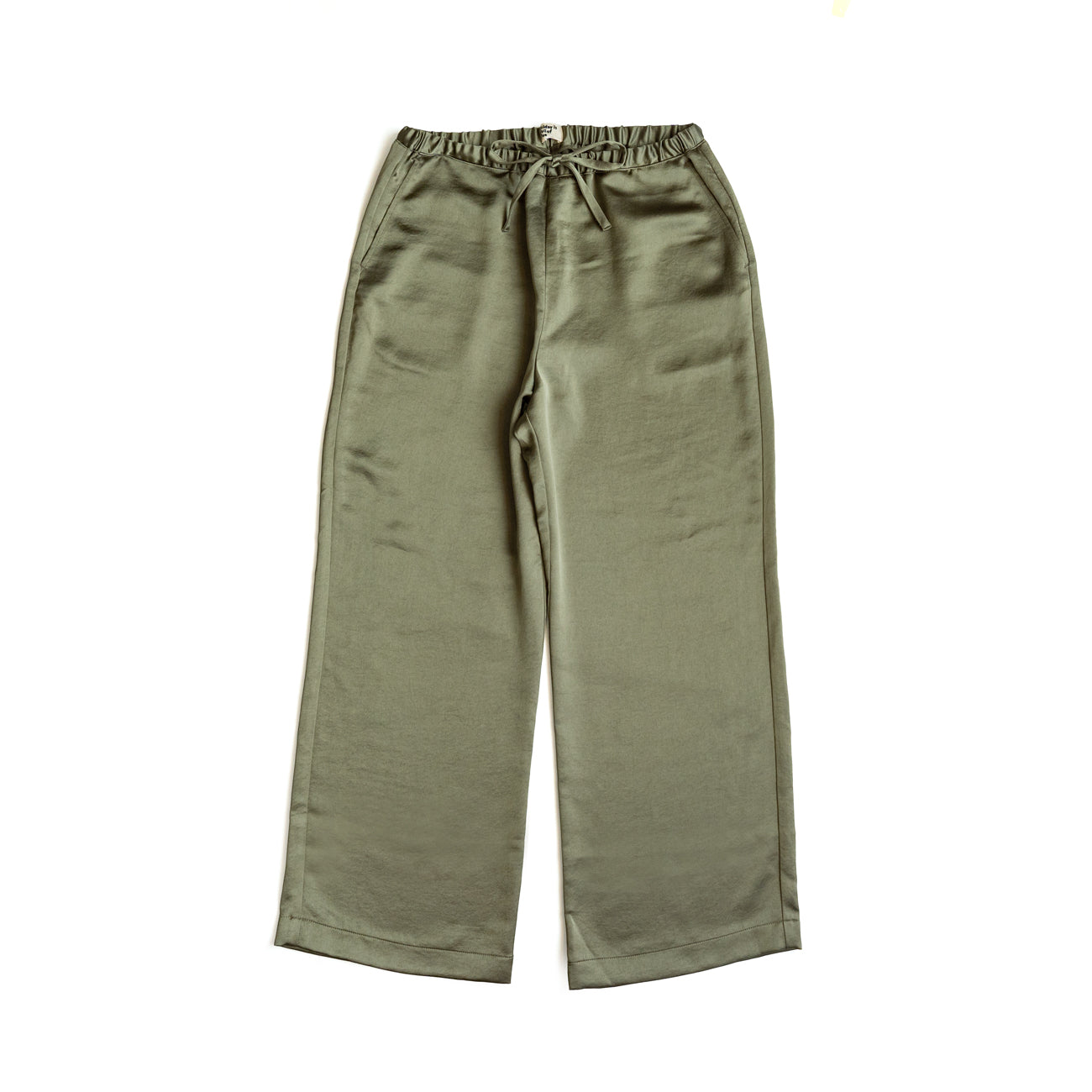 F F F   Easy pants  -Satin "Olive"