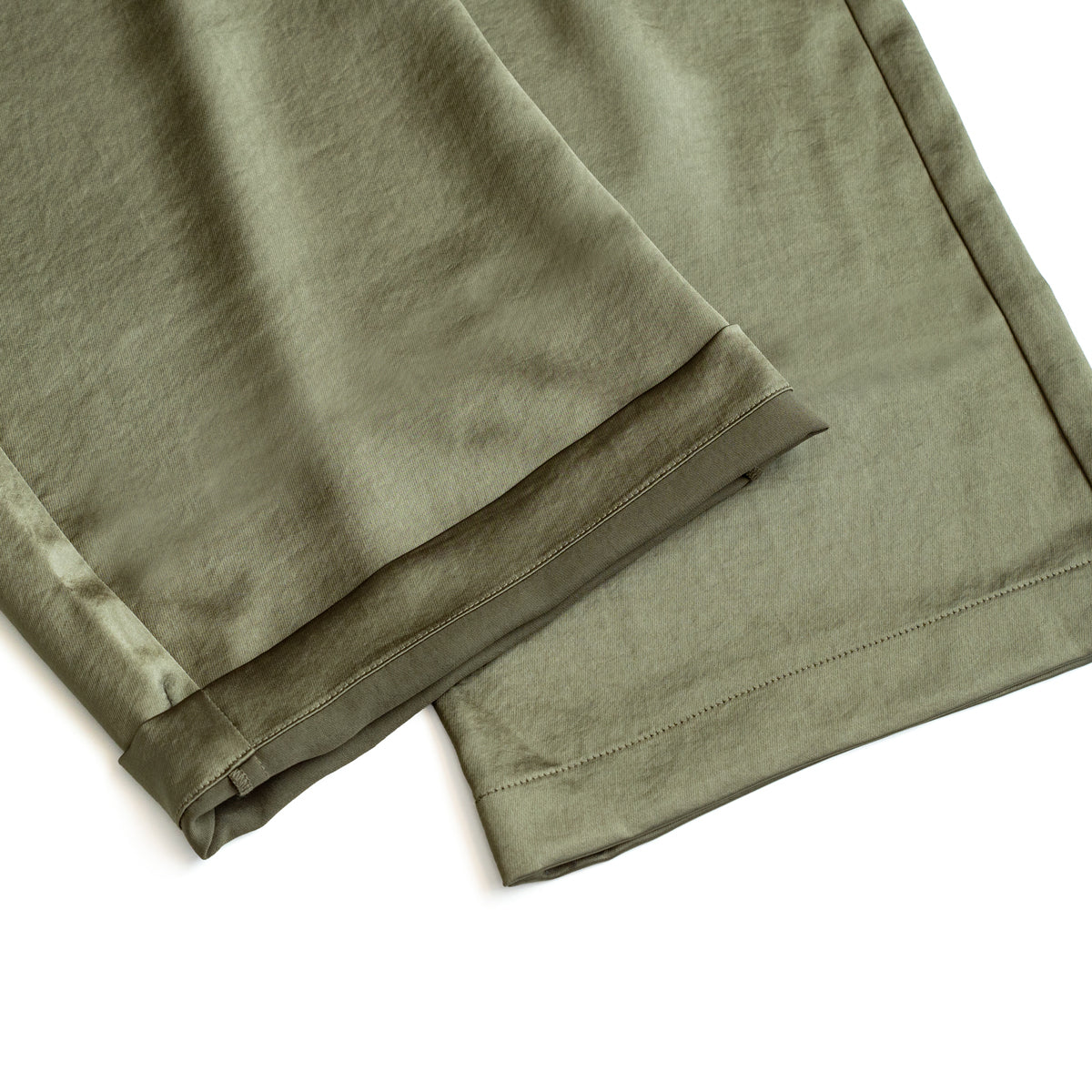 F F F   Easy pants  -Satin "Olive"
