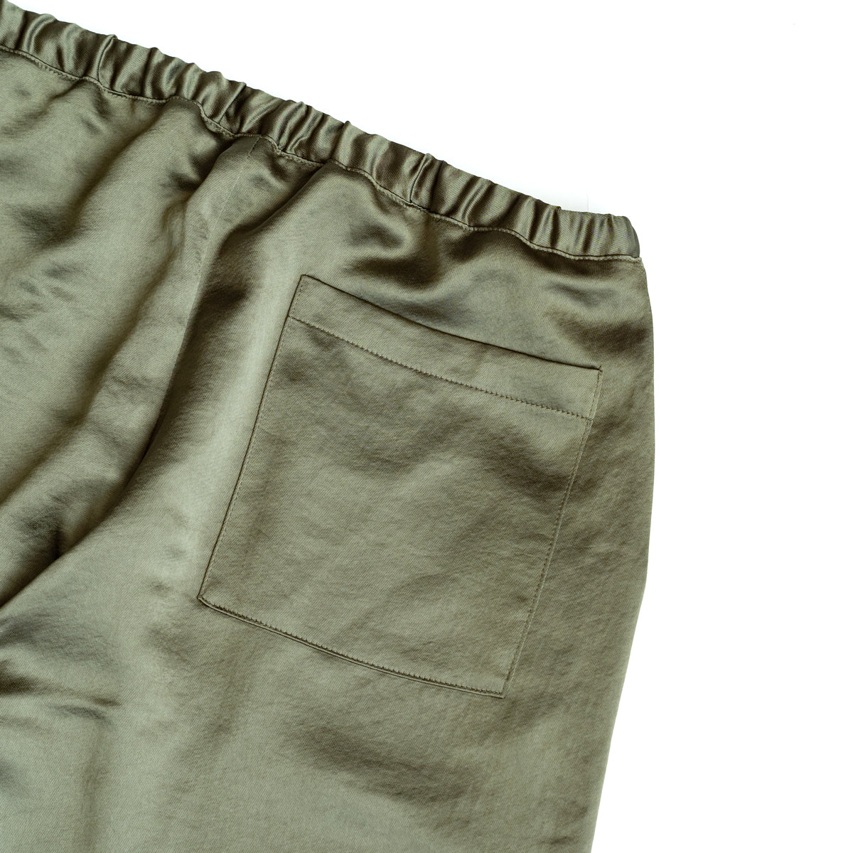 F F F   Easy pants  -Satin "Olive"
