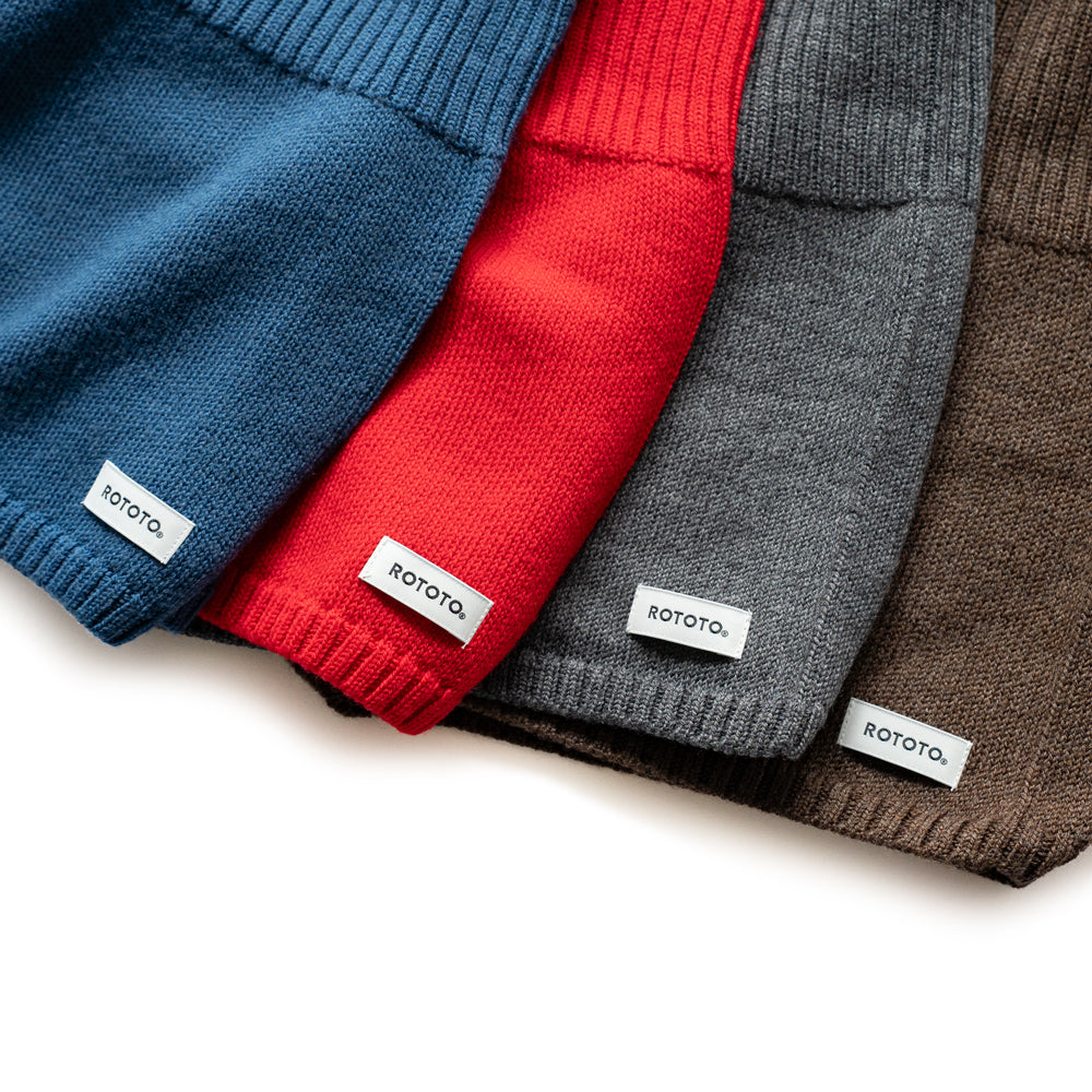 ROTOTO EXTRA FINE MERINO SEAMLESS SNOOD