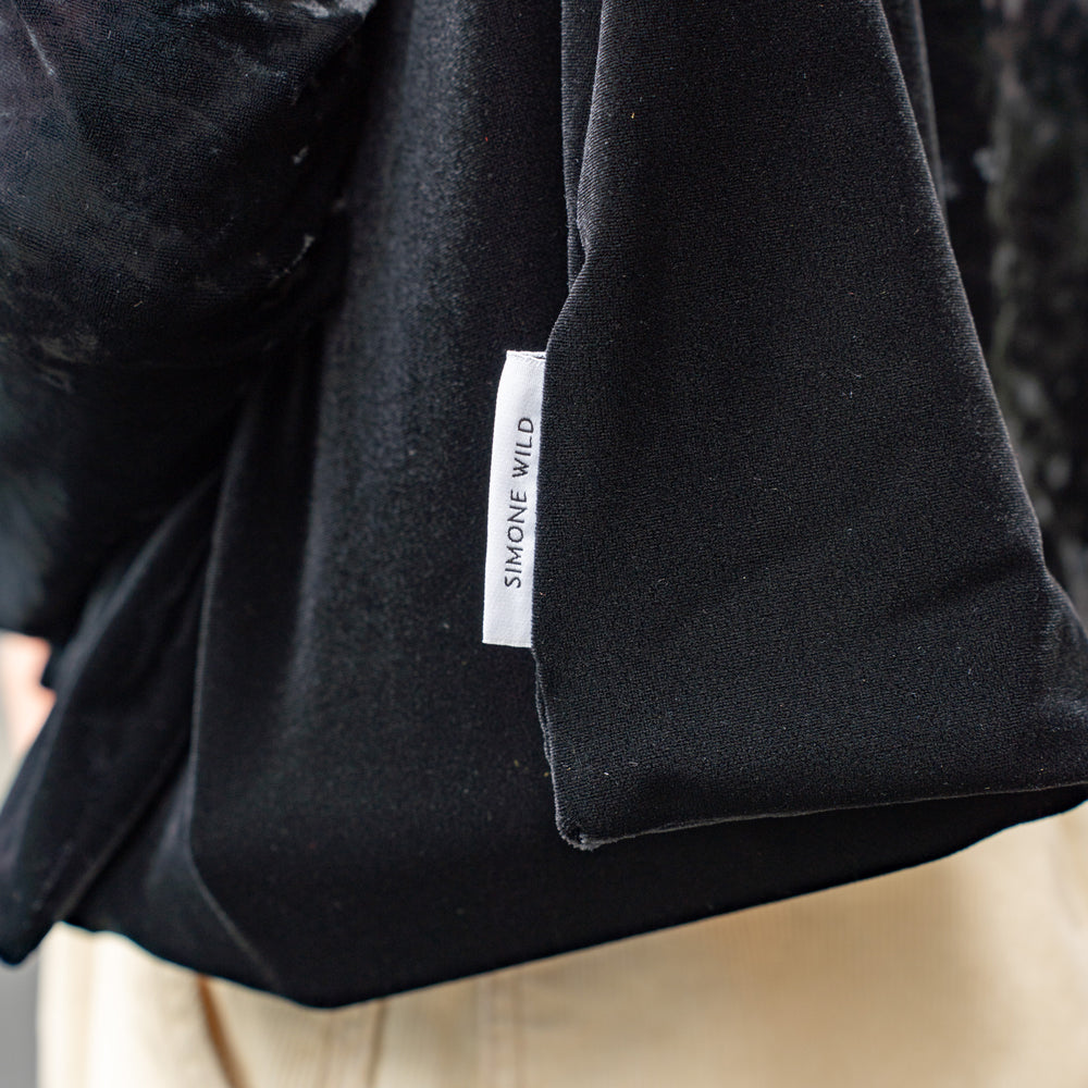 SIMONE WILD  VELVET POUCH