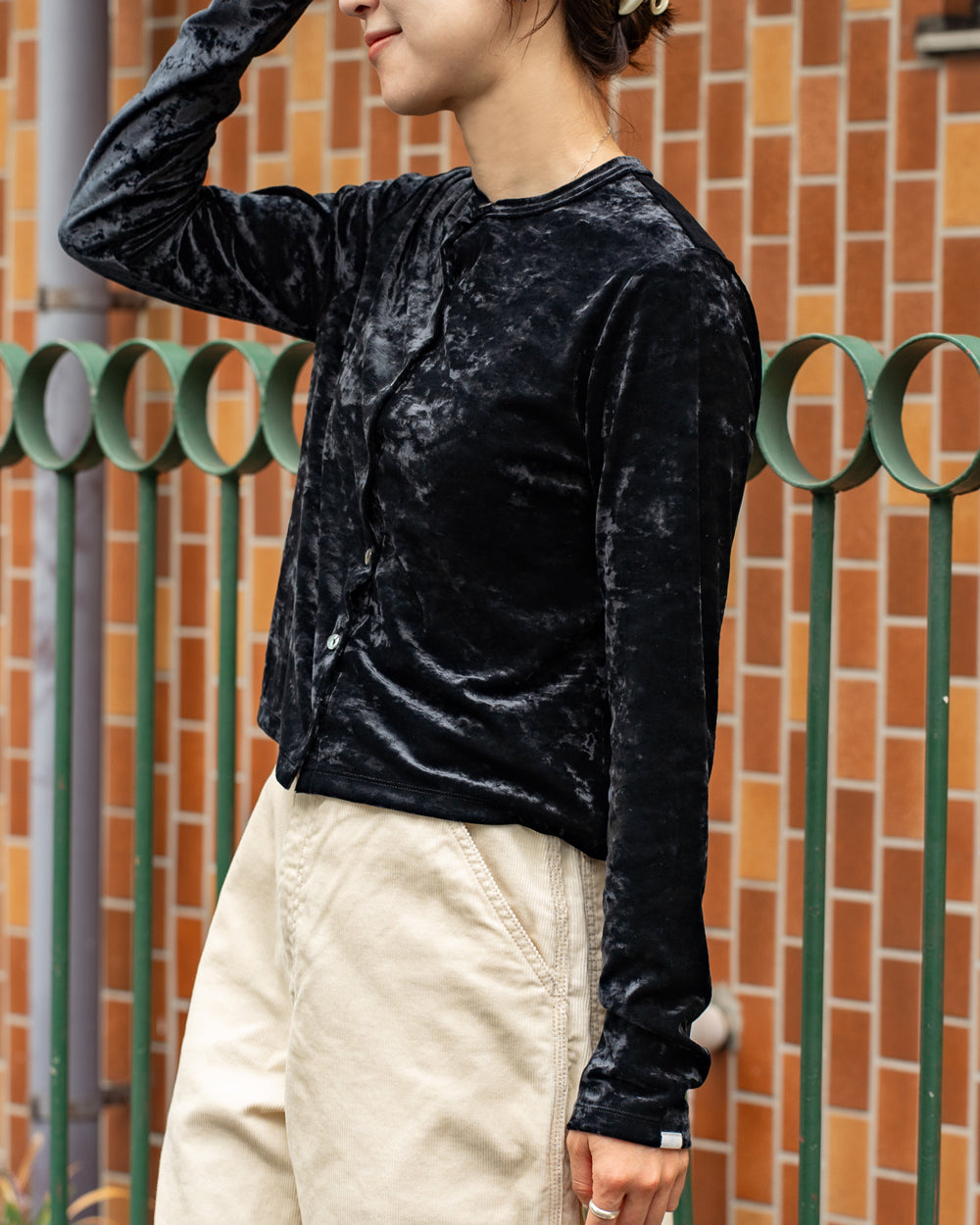 Oblada VELOUR CARDIGAN