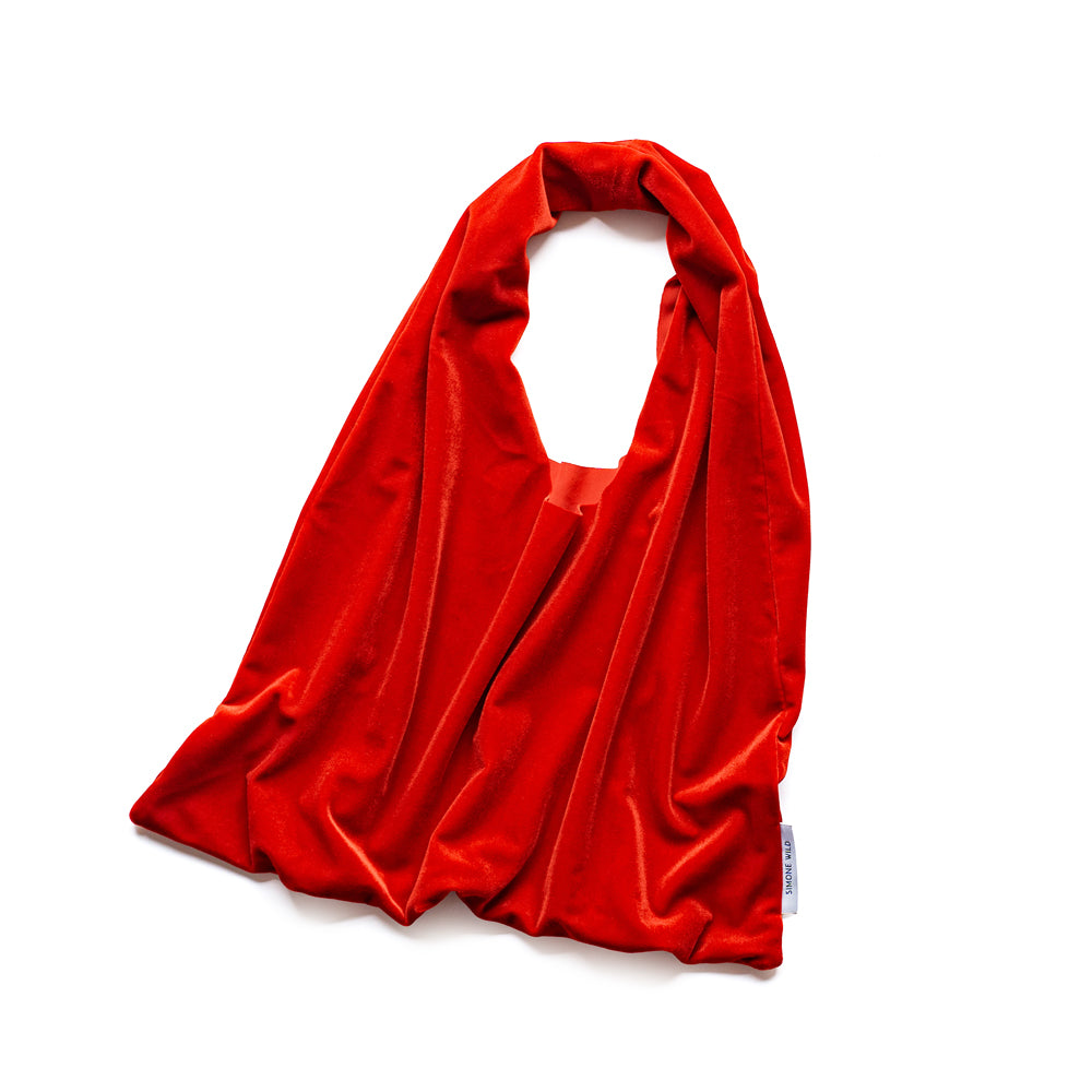 SIMONE WILD  VELVET POUCH