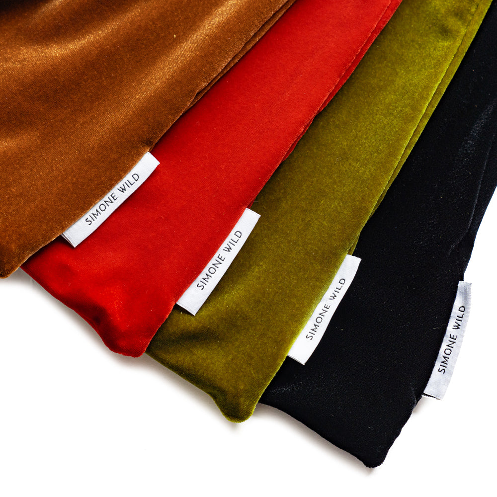 SIMONE WILD  VELVET POUCH