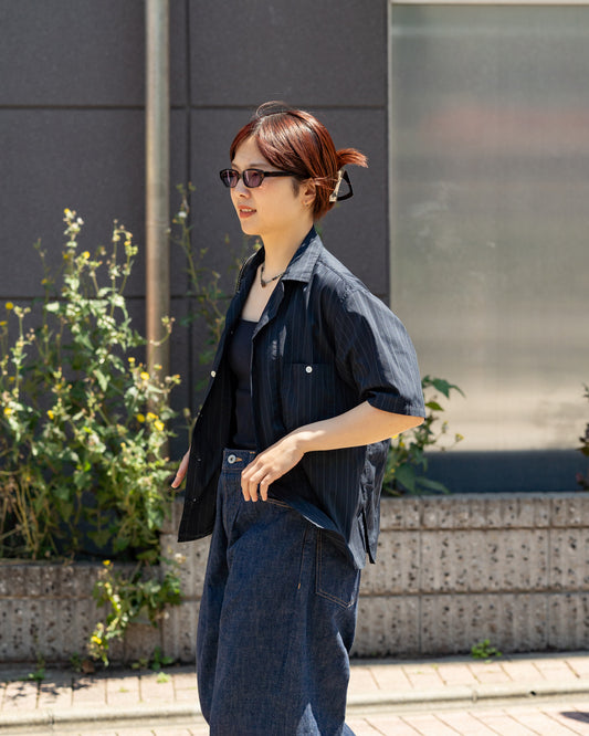 nanamica Cotton Polyester Poplin S/S Shirt