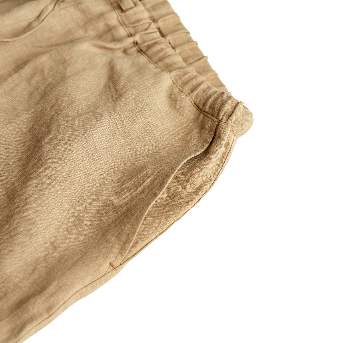 F F F   Easy pants  -Linen  "Light brown"