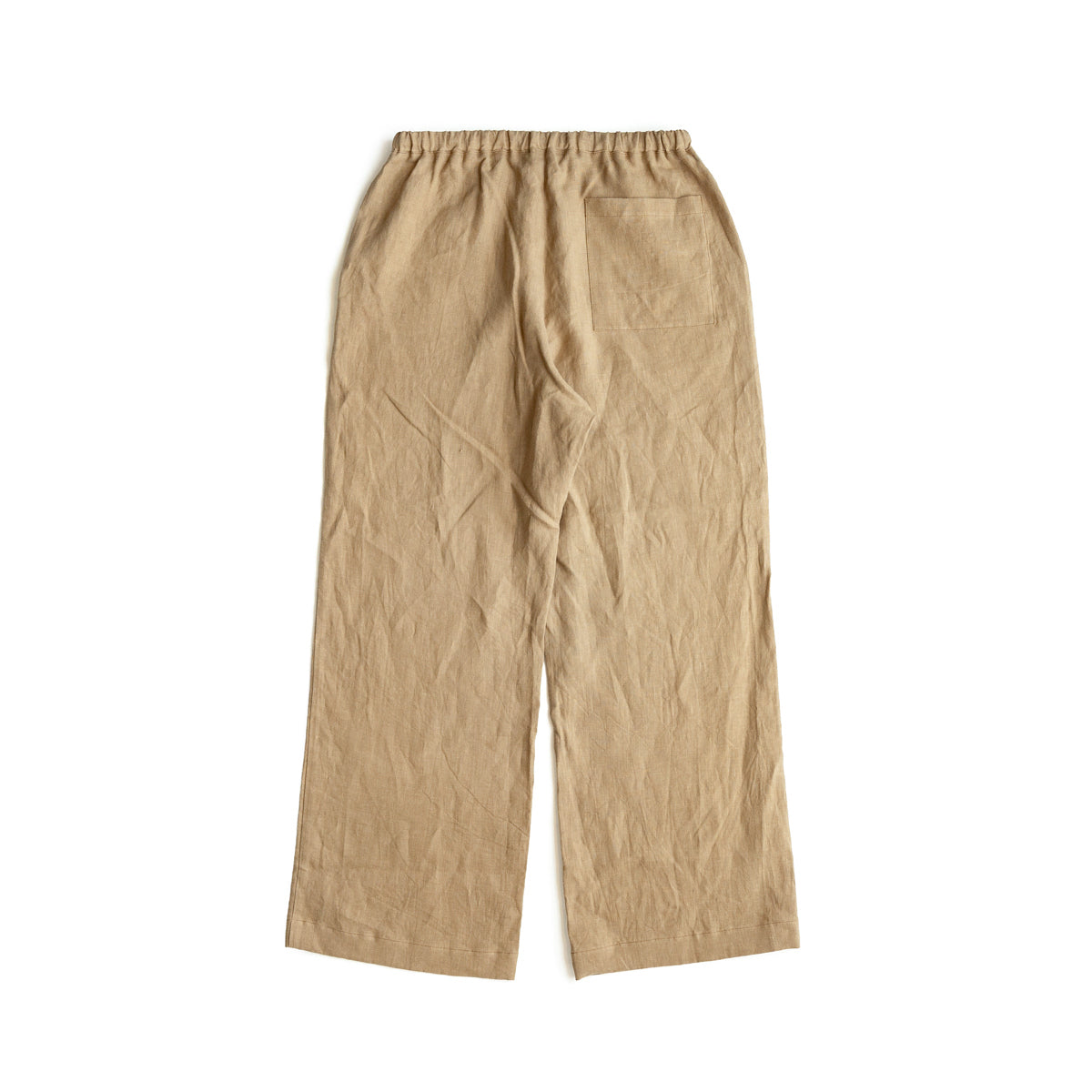 F F F   Easy pants  -Linen  "Light brown"
