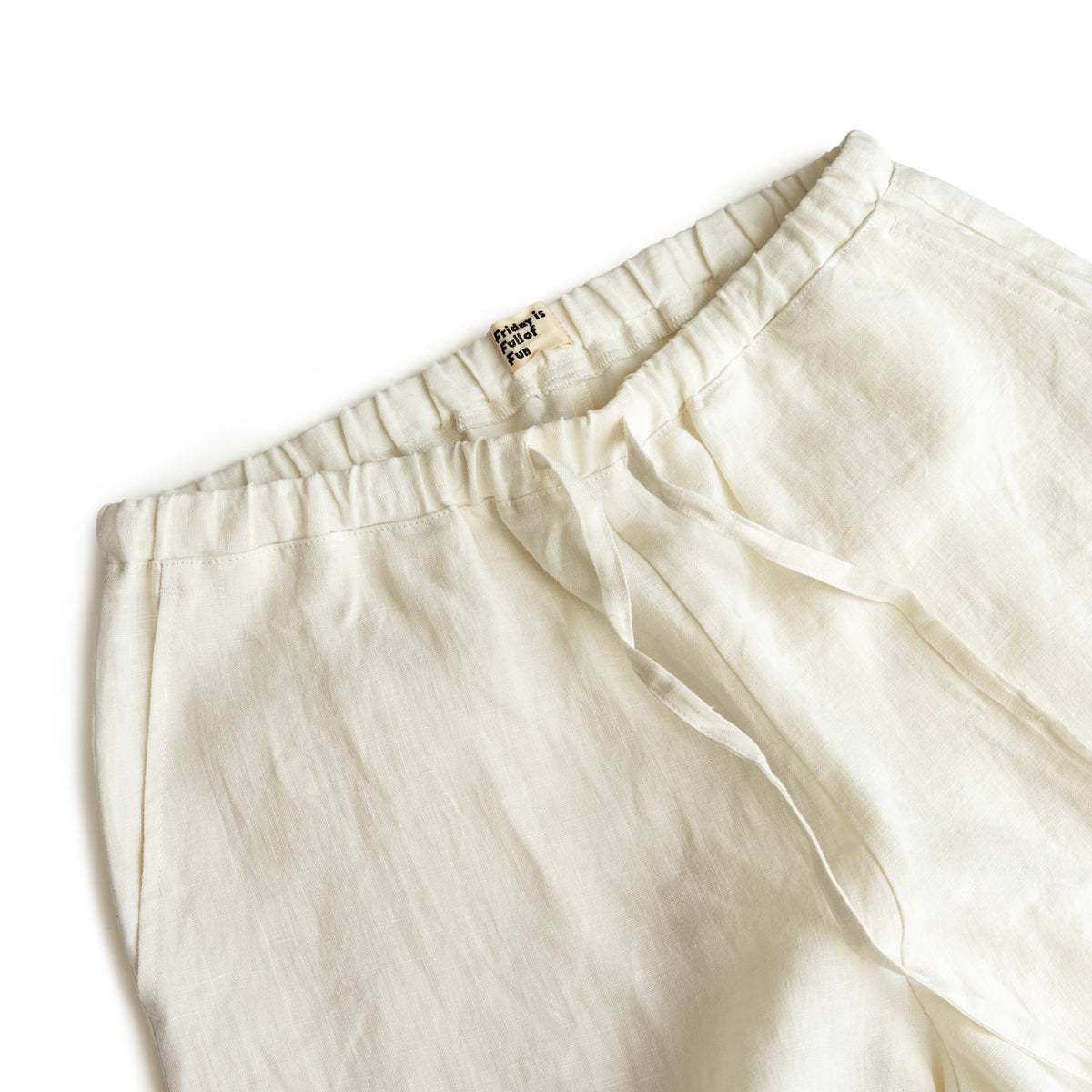F F F   Easy pants  -Linen  "Off white"