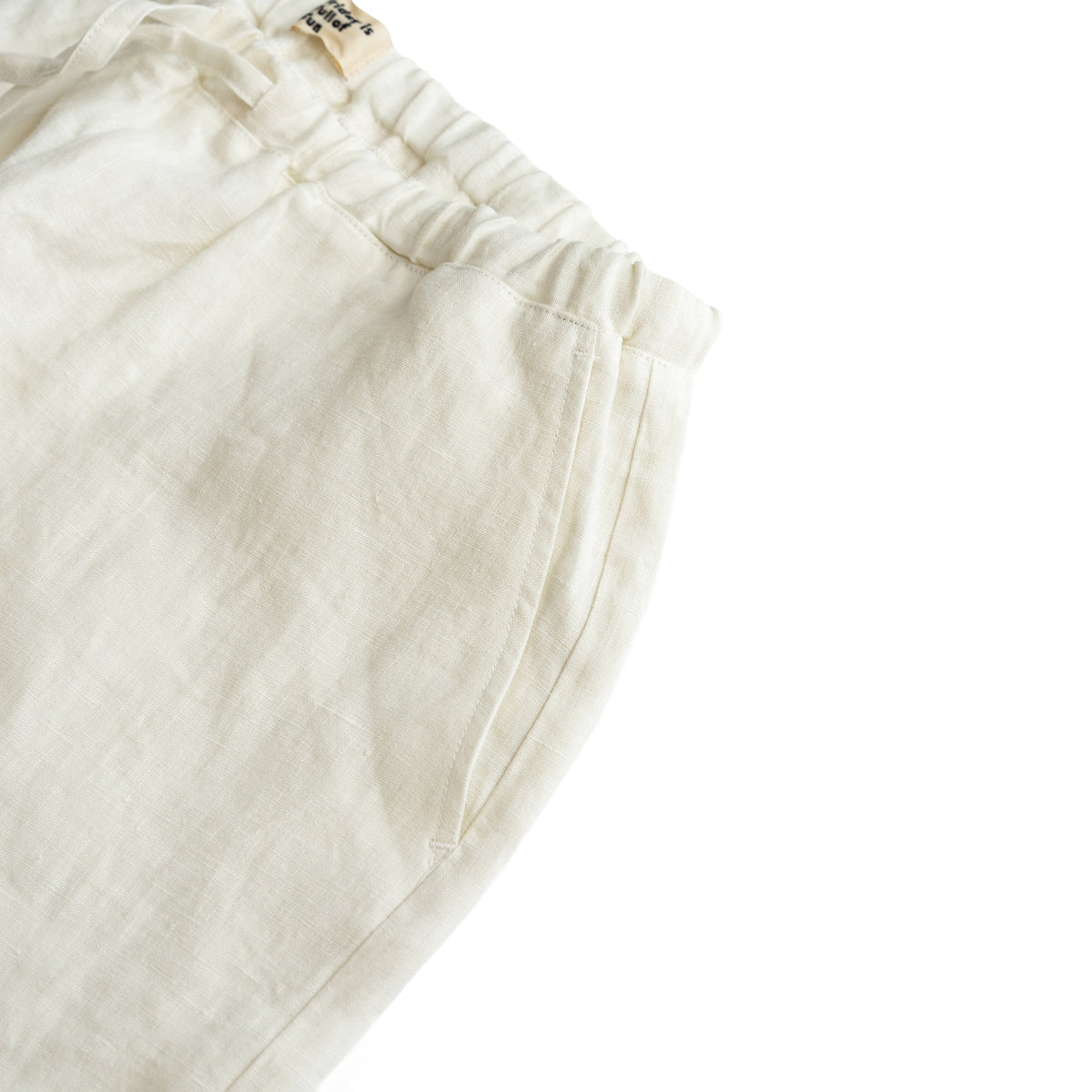 F F F   Easy pants  -Linen  "Off white"