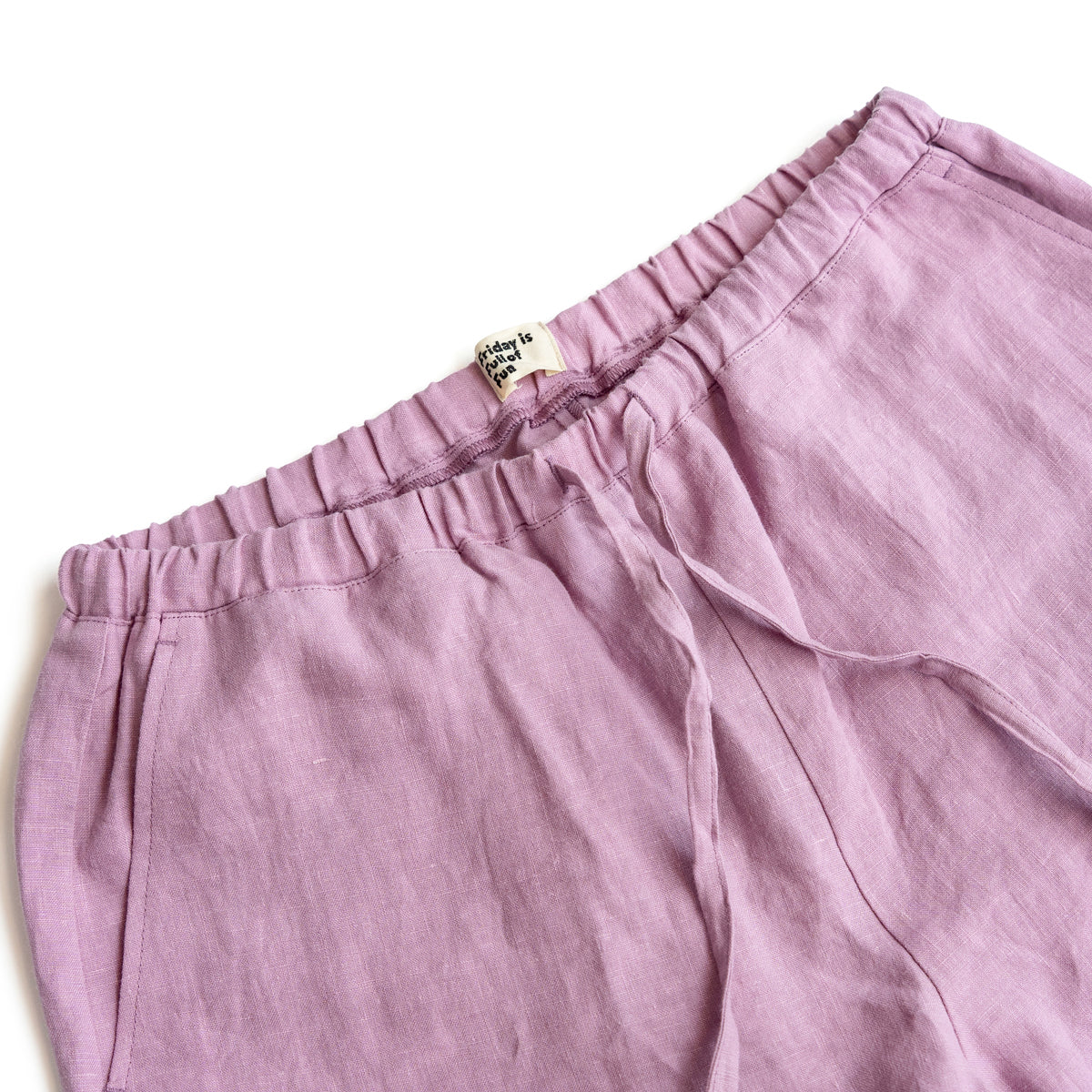 F F F   Easy pants  -Linen  "Lavender"