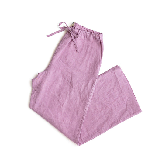 F F F   Easy pants  -Linen  "Lavender"