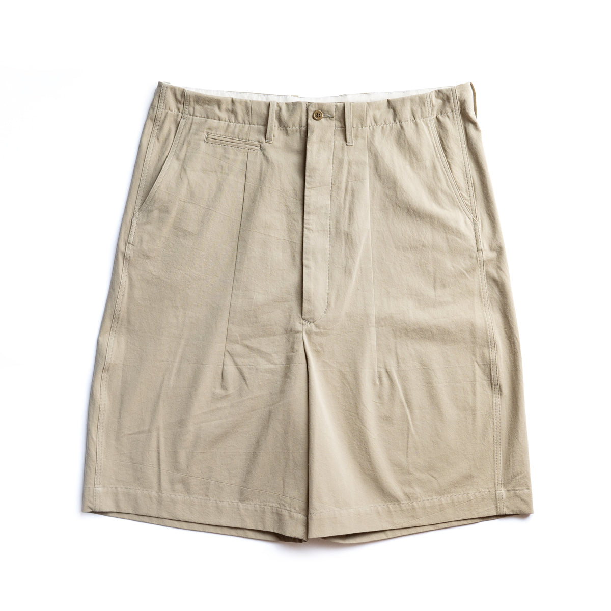 HAVERSACK   Wide shorts -Antique Burberry Cloth