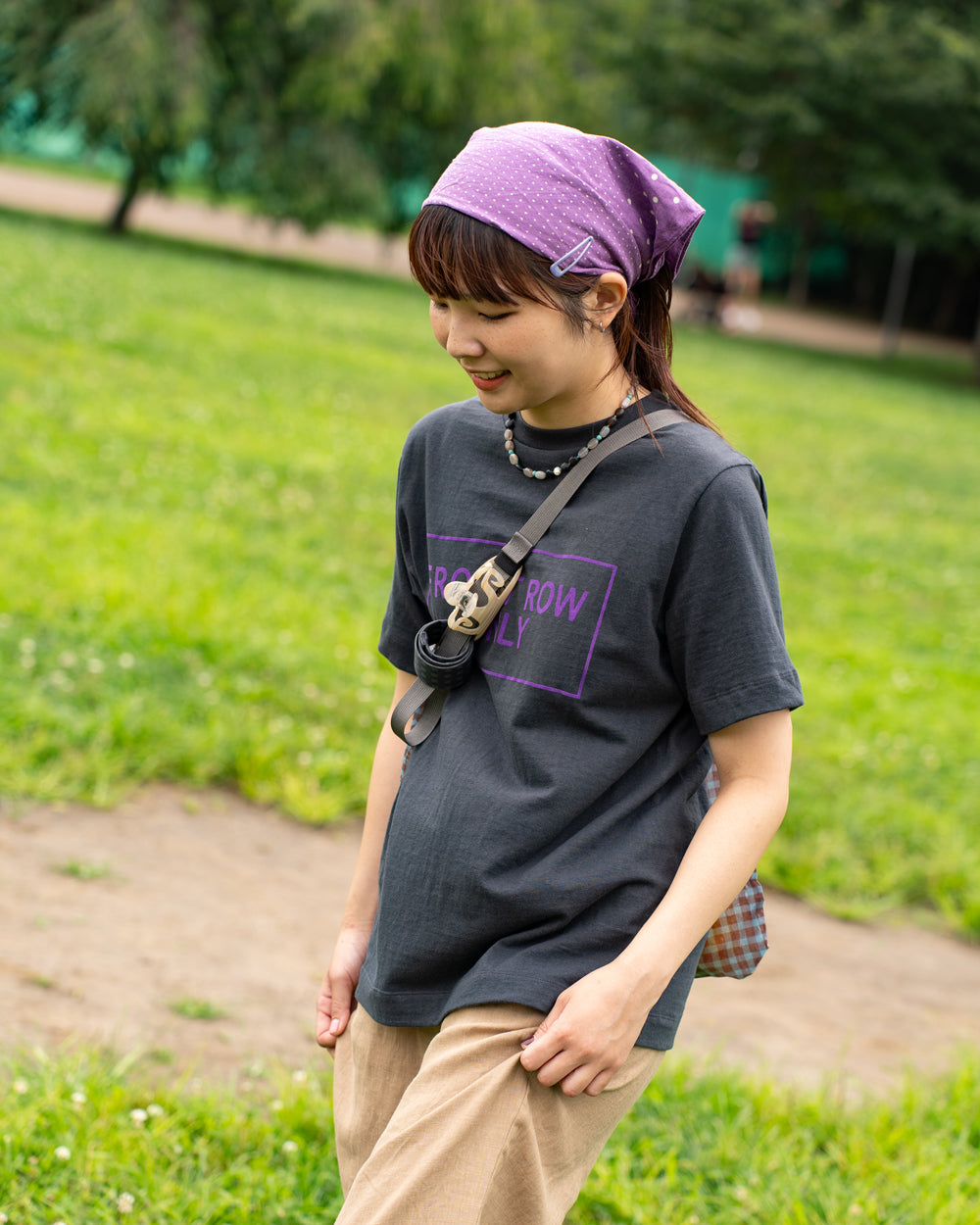 Americana Print tee "FRONT ROW ONLY"