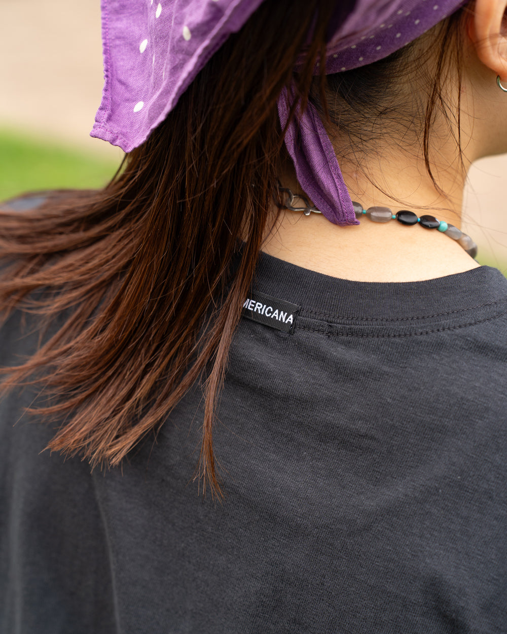 Americana Print tee "FRONT ROW ONLY"
