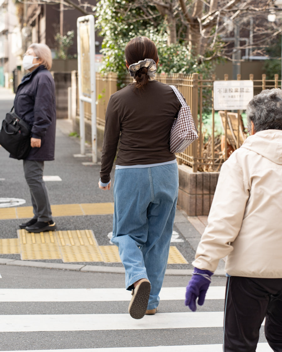 nanamica Wide Denim Pants - Light indigo