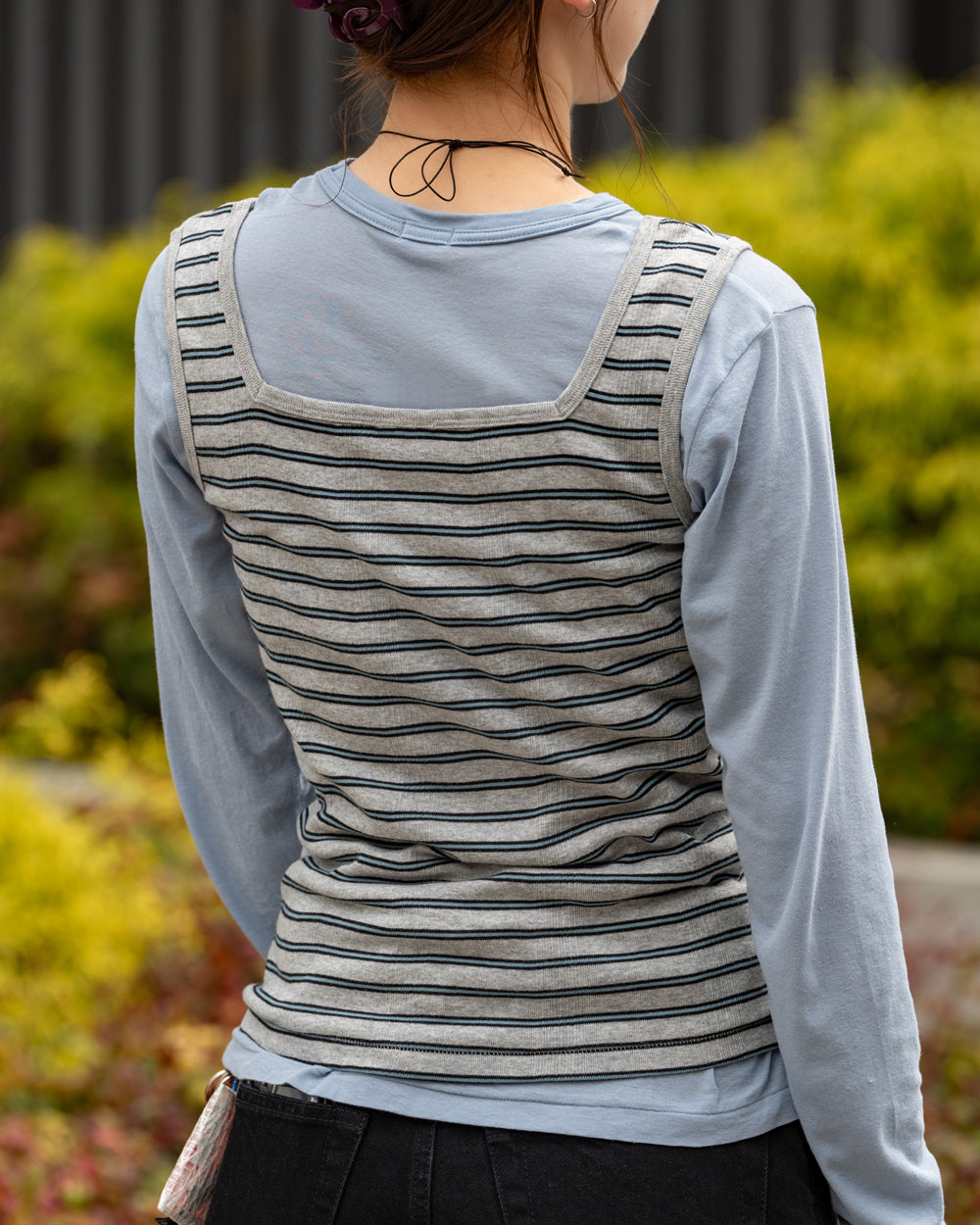 Robert P. miller  PANEL RIBBED TANKTOP -862C