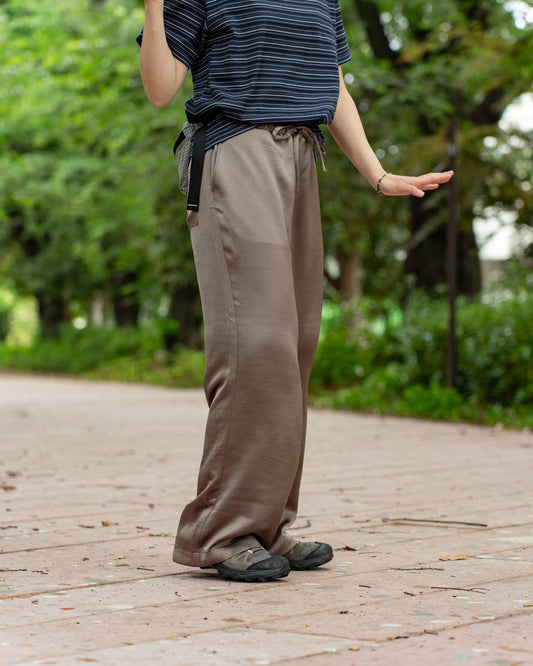F F F   Easy pants  -Satin "Greige"