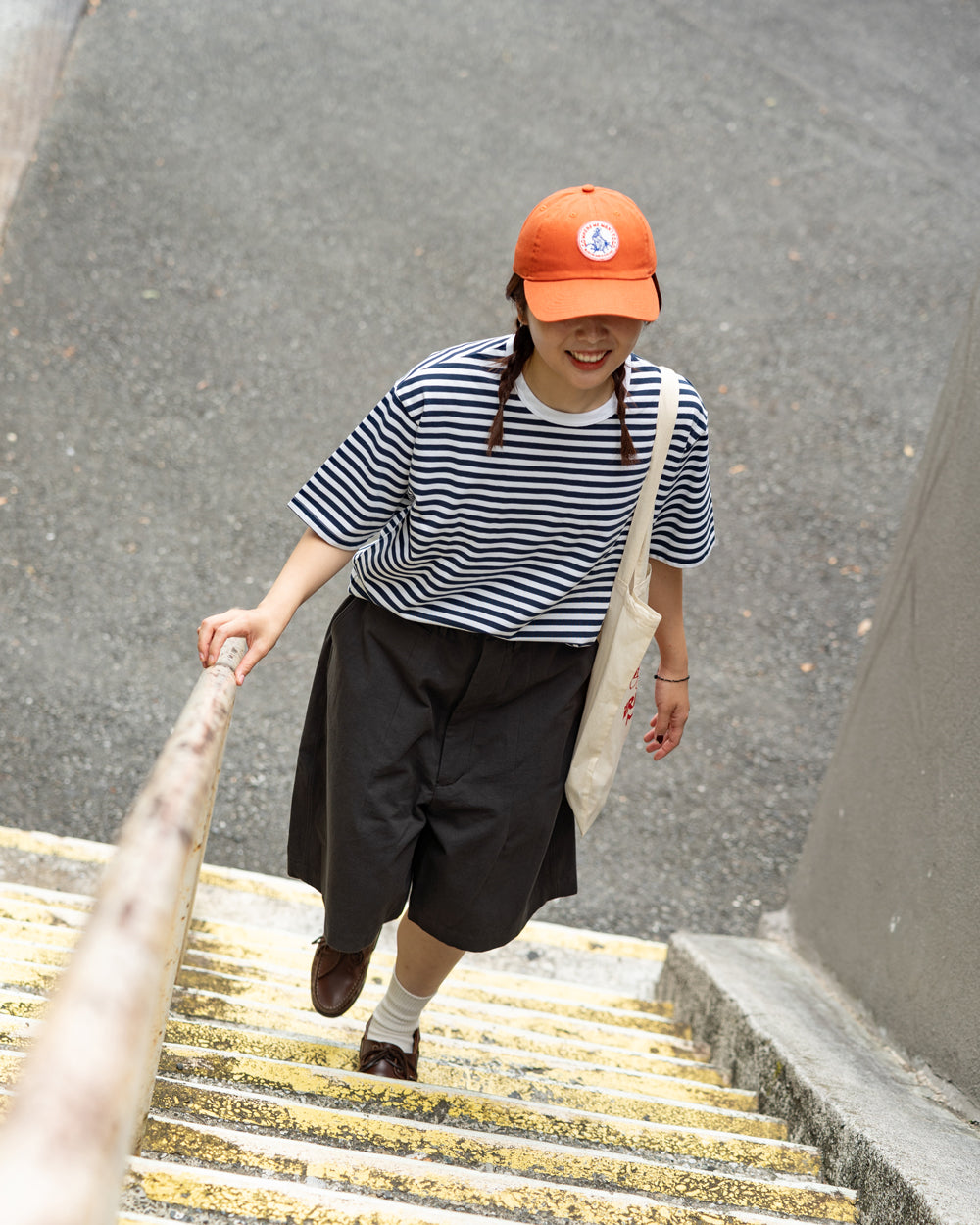 HAVERSACK   Wide shorts -Antique Burberry Cloth