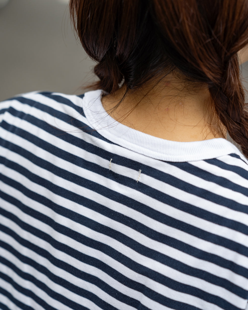 nanamica COOLMAX Stripe Jersey Tee