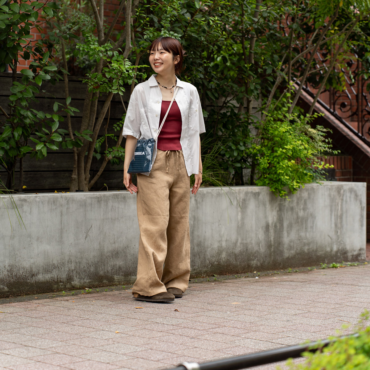 TEMBEA　巾着 POCHETTE -NEW CHECK